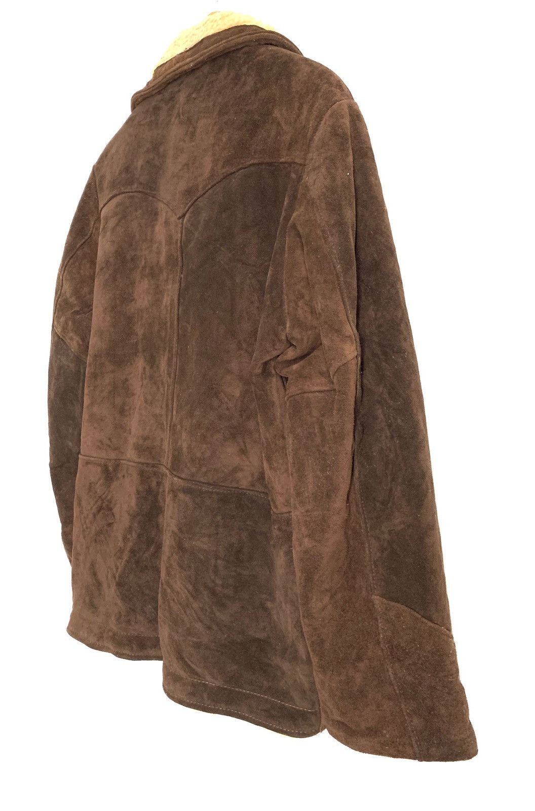 Schott 🔥 Vintage Schott Sherpa Suede Leather Heavy Jacket Size US M / EU 48-50 / 2 - 5 Thumbnail
