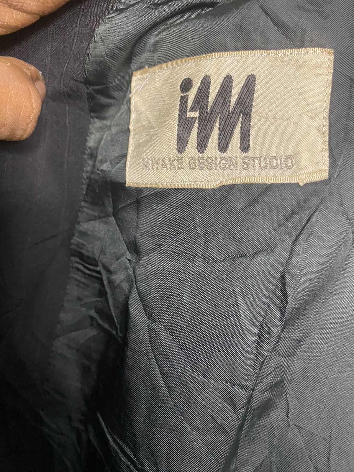 Issey Miyake × Vintage ISSEY MIYAKE (IM MIYAKE DESIGN STUDIO) BLAZZER JACKET Size 36R - 6 Thumbnail