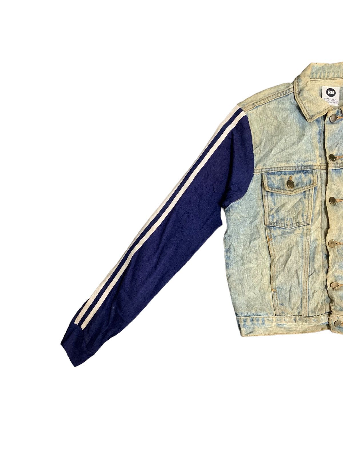 Beauty Beast Vintage Re Denim Ramade In Usa Hybrid Jeans Jacket Size M / US 6-8 / IT 42-44 - 5 Thumbnail