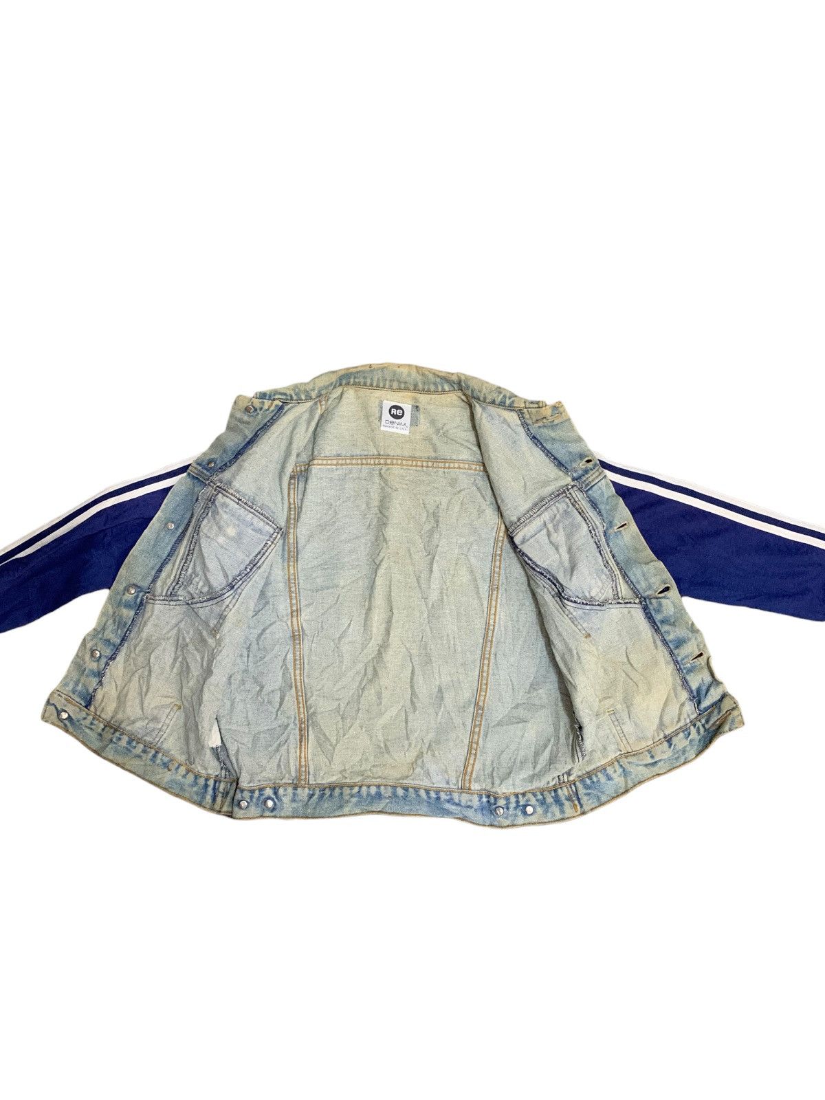 Beauty Beast Vintage Re Denim Ramade In Usa Hybrid Jeans Jacket Size M / US 6-8 / IT 42-44 - 3 Thumbnail