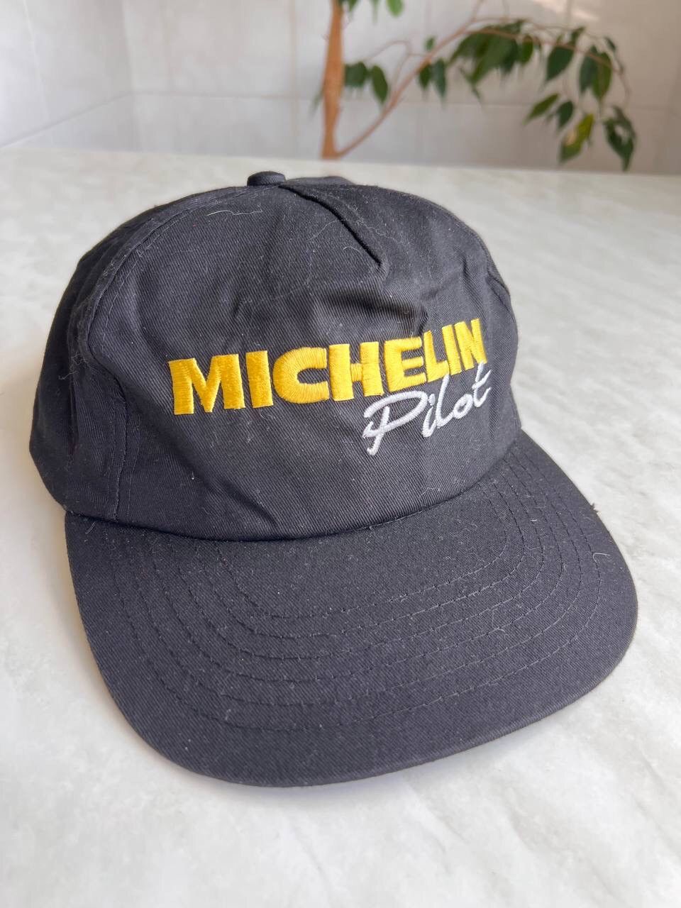 Vintage Vintage Michelin Pilot 90s Racing Car Embroidery Cap Hat Size ONE SIZE - 2 Thumbnail