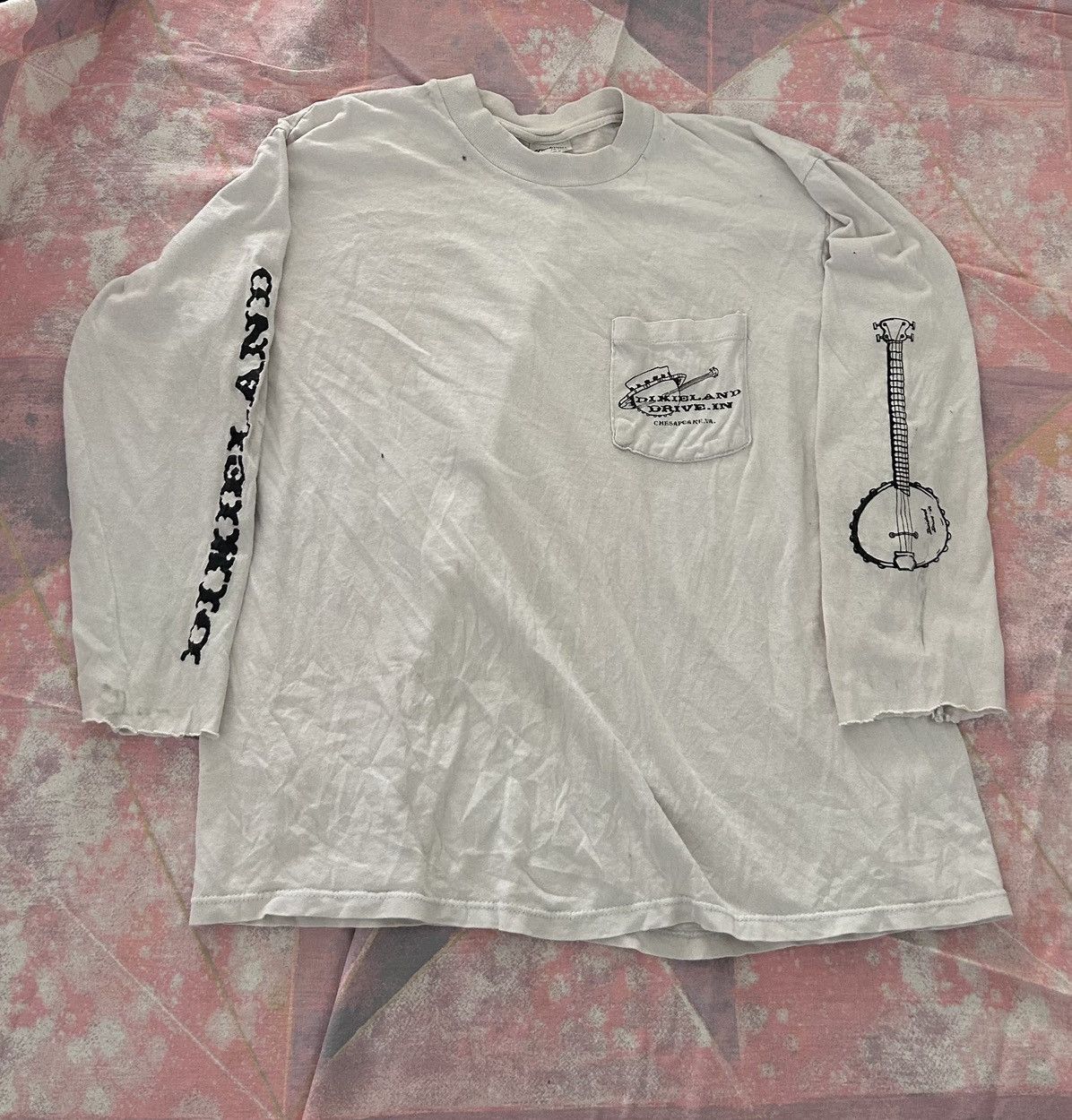 Vintage Vintage distressed Dixieland drive in 1988 longsleeve Size US M / EU 48-50 / 2 - 5 Thumbnail
