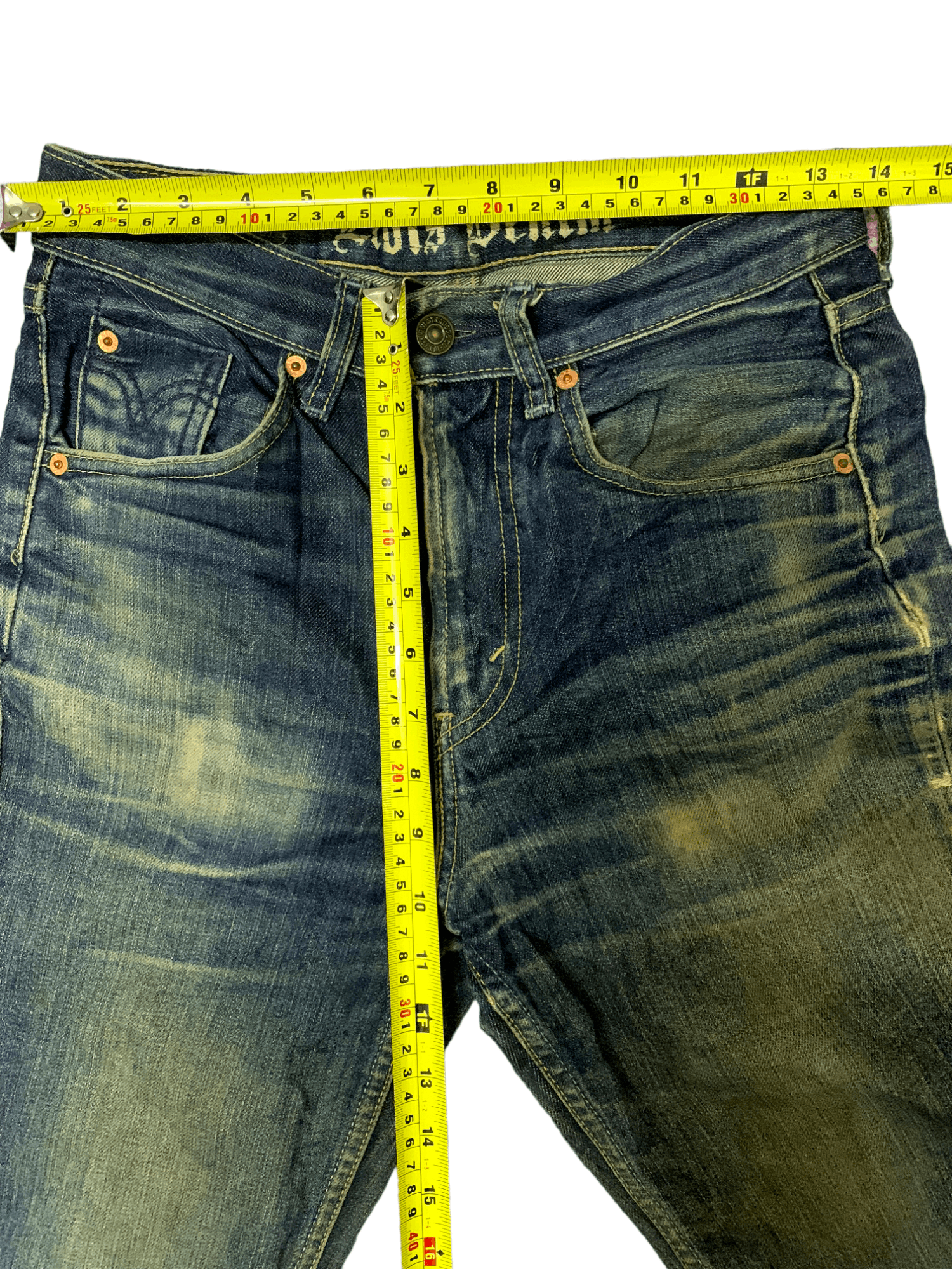 Levi's × Levi's Vintage Clothing Vintage 90s Levis 505 Mud Wash Destressed Loose Jeans 28x28 Size US 28 / EU 44 - 11 Thumbnail
