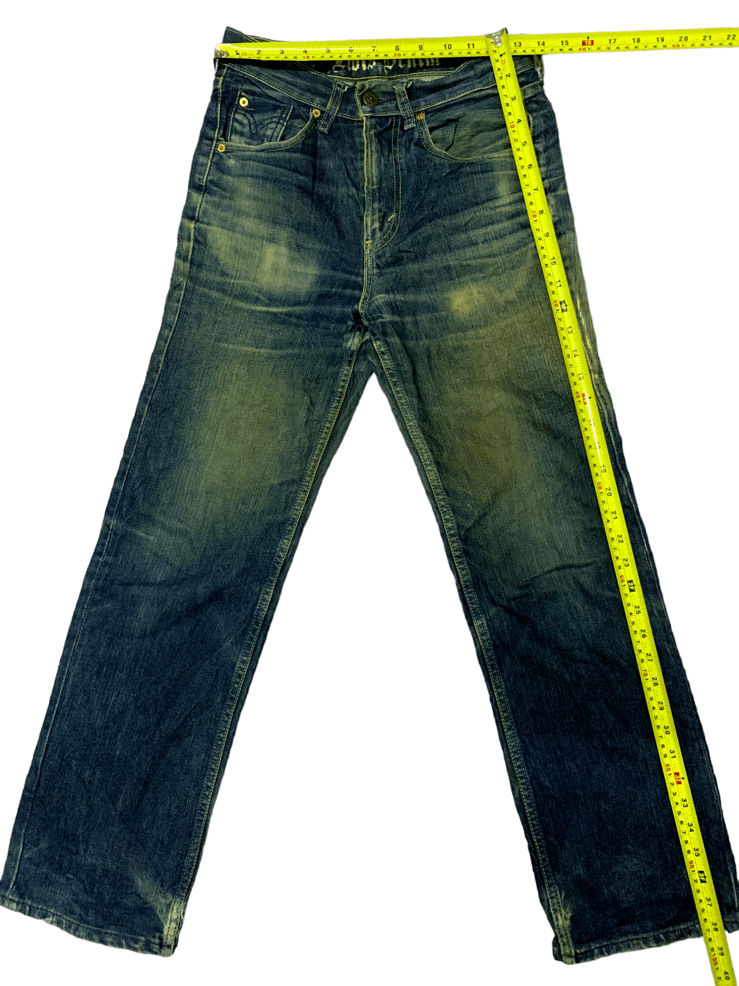 Levi's × Levi's Vintage Clothing Vintage 90s Levis 505 Mud Wash Destressed Loose Jeans 28x28 Size US 28 / EU 44 - 12 Thumbnail
