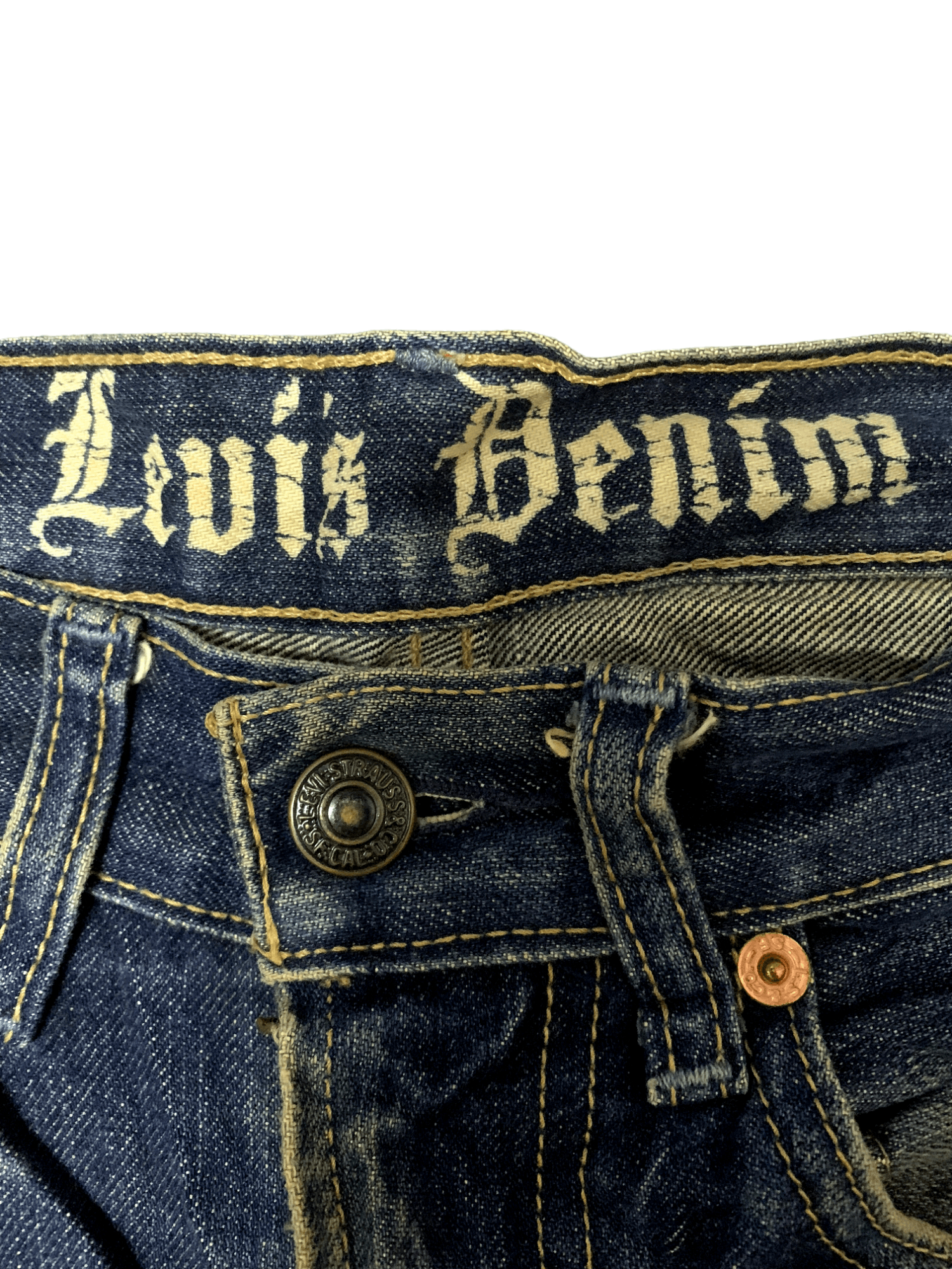 Levi's × Levi's Vintage Clothing Vintage 90s Levis 505 Mud Wash Destressed Loose Jeans 28x28 Size US 28 / EU 44 - 3 Thumbnail