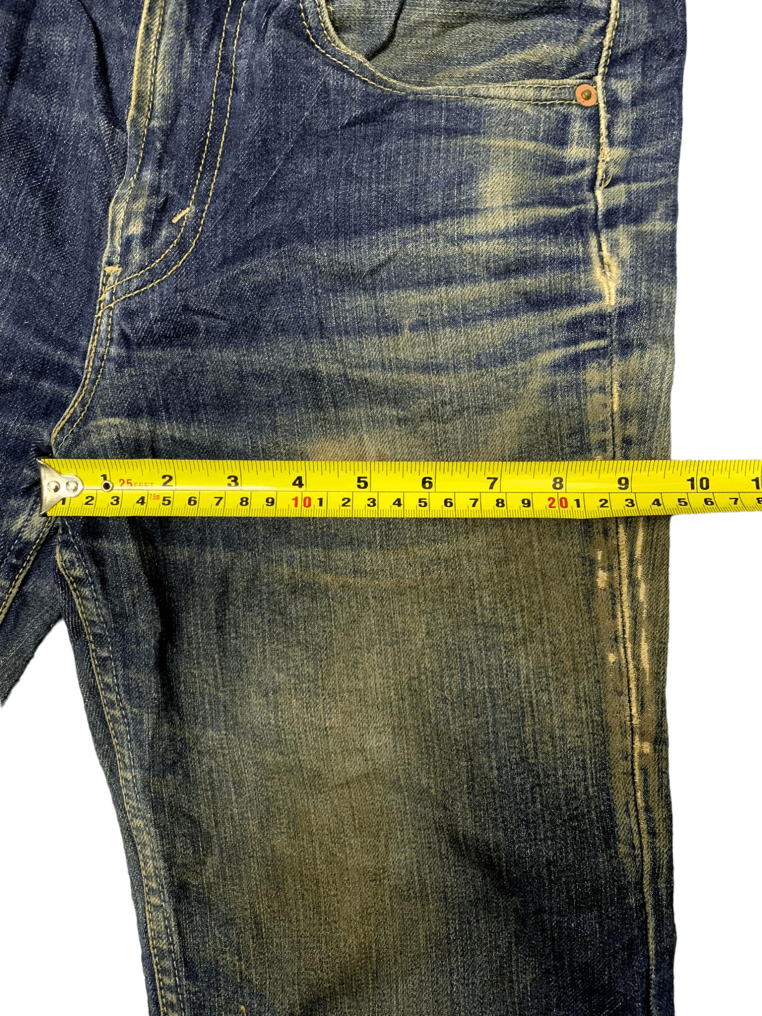 Levi's × Levi's Vintage Clothing Vintage 90s Levis 505 Mud Wash Destressed Loose Jeans 28x28 Size US 28 / EU 44 - 14 Thumbnail