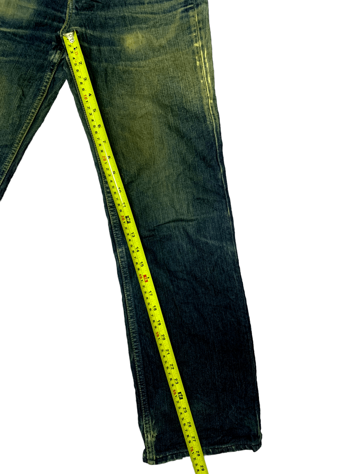 Levi's × Levi's Vintage Clothing Vintage 90s Levis 505 Mud Wash Destressed Loose Jeans 28x28 Size US 28 / EU 44 - 13 Thumbnail