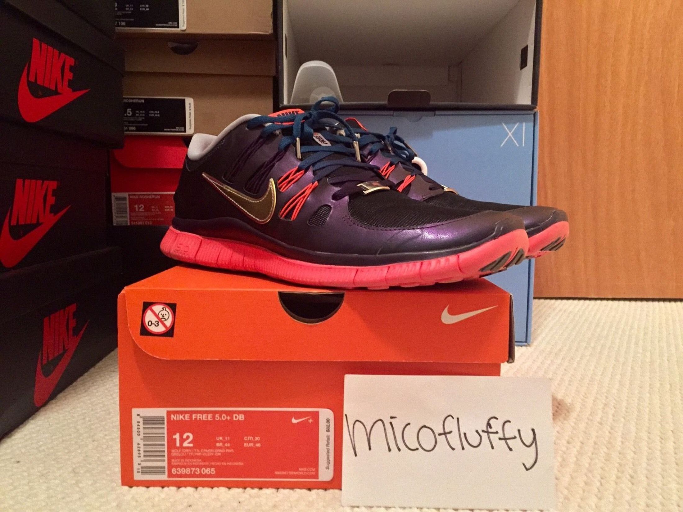 *Nike Doernbecher Free Run 5.0 Size 12* ULTRA BOOST YEEZY OFF WHITE FEAR OF GOD FOG AIR JORDAN ASICS