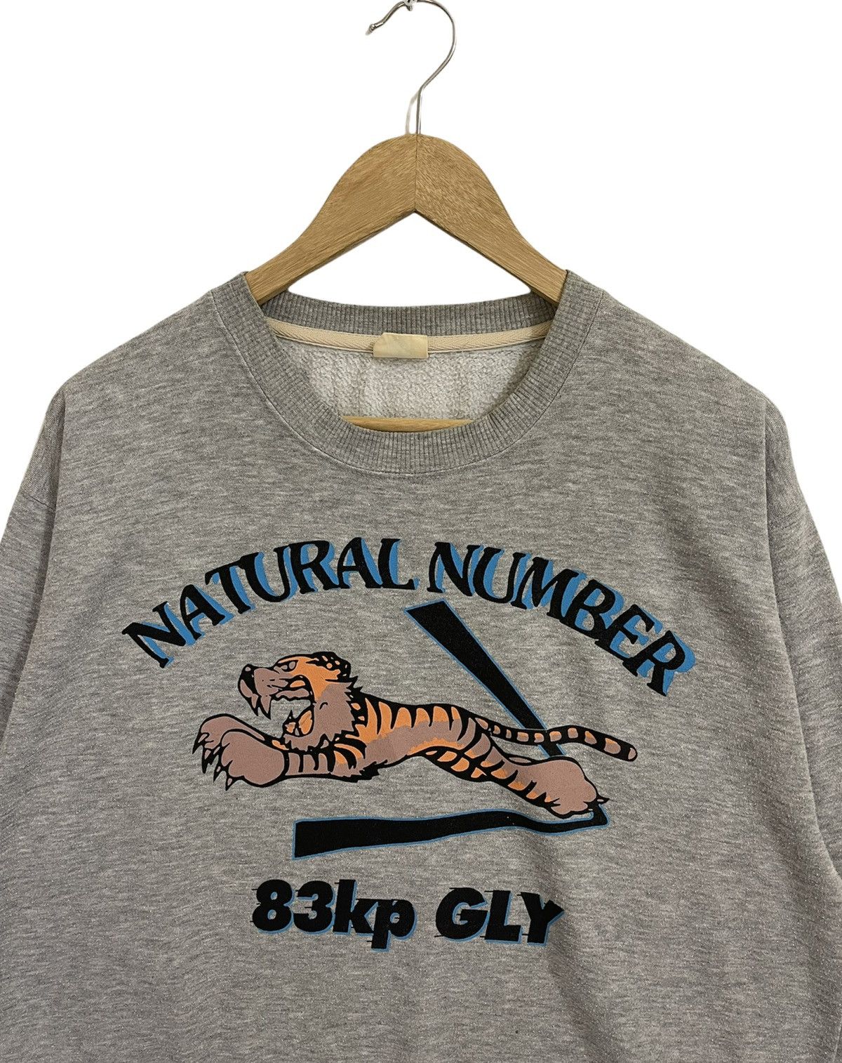 Japanese Brand × Vintage O.C Natural Number Sweatshirt flying tiger crewneck Size US L / EU 52-54 / 3 - 3 Thumbnail