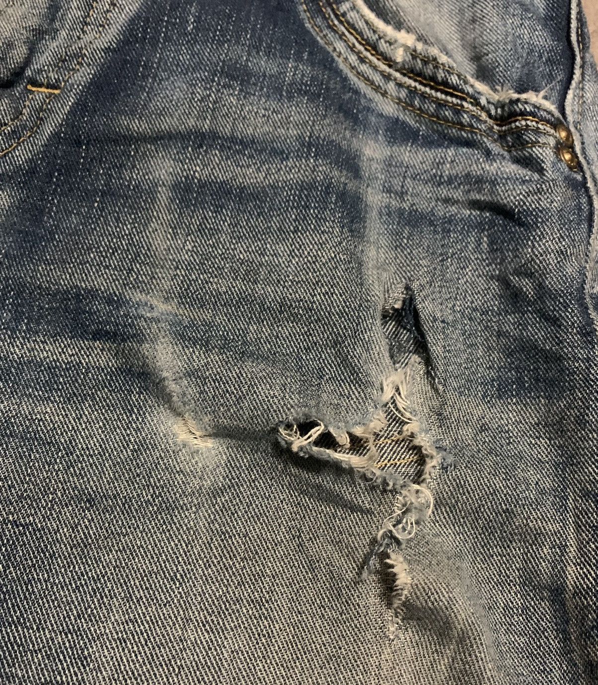 Lee Vintage Lee Rider Straight Leg Faded Blue Jeans Size US 30 / EU 46 - 9 Thumbnail