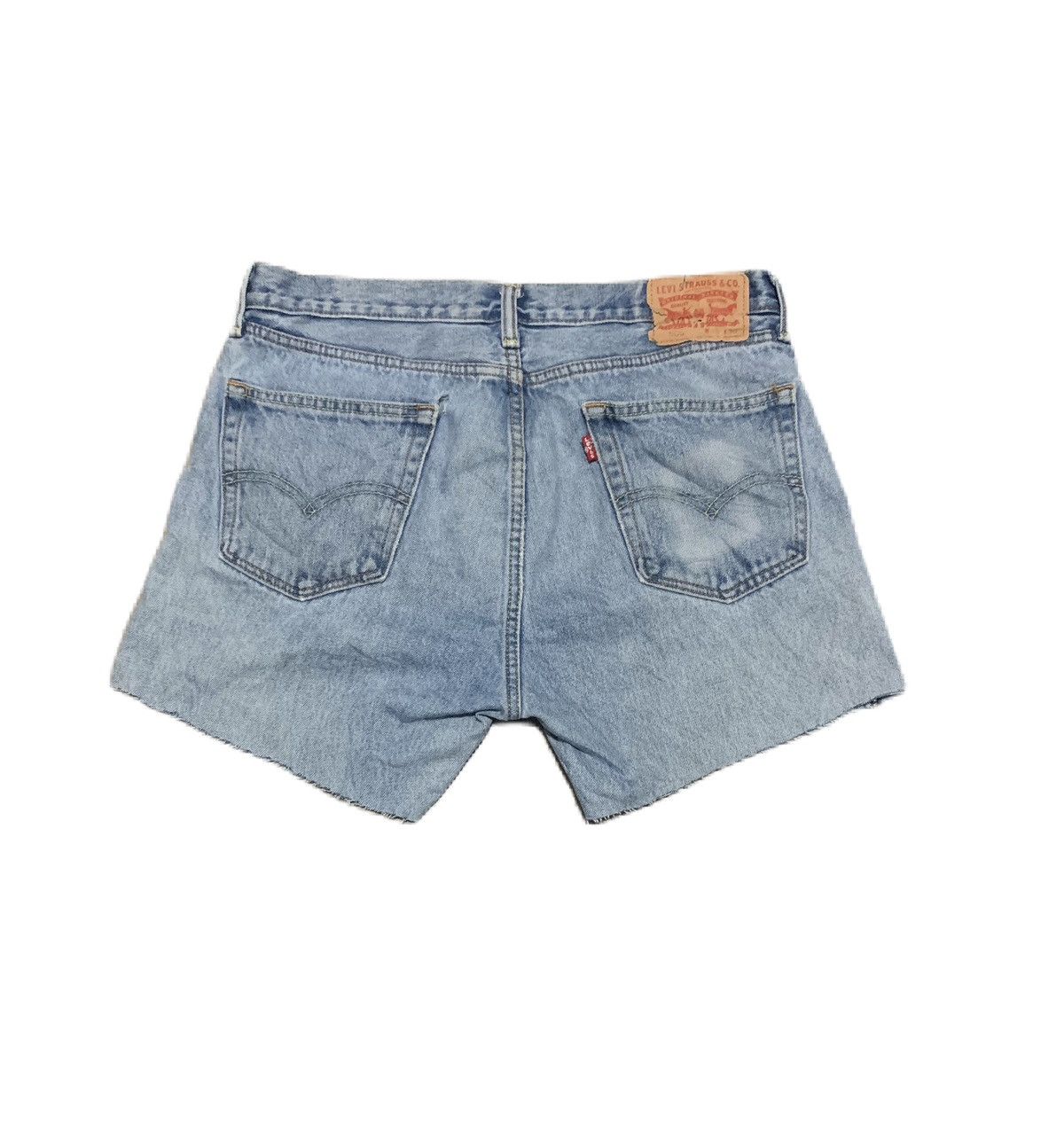 Levi's Vintage 90s Levis 505 Faded Blue Jeans Size US 35 - 2 Thumbnail
