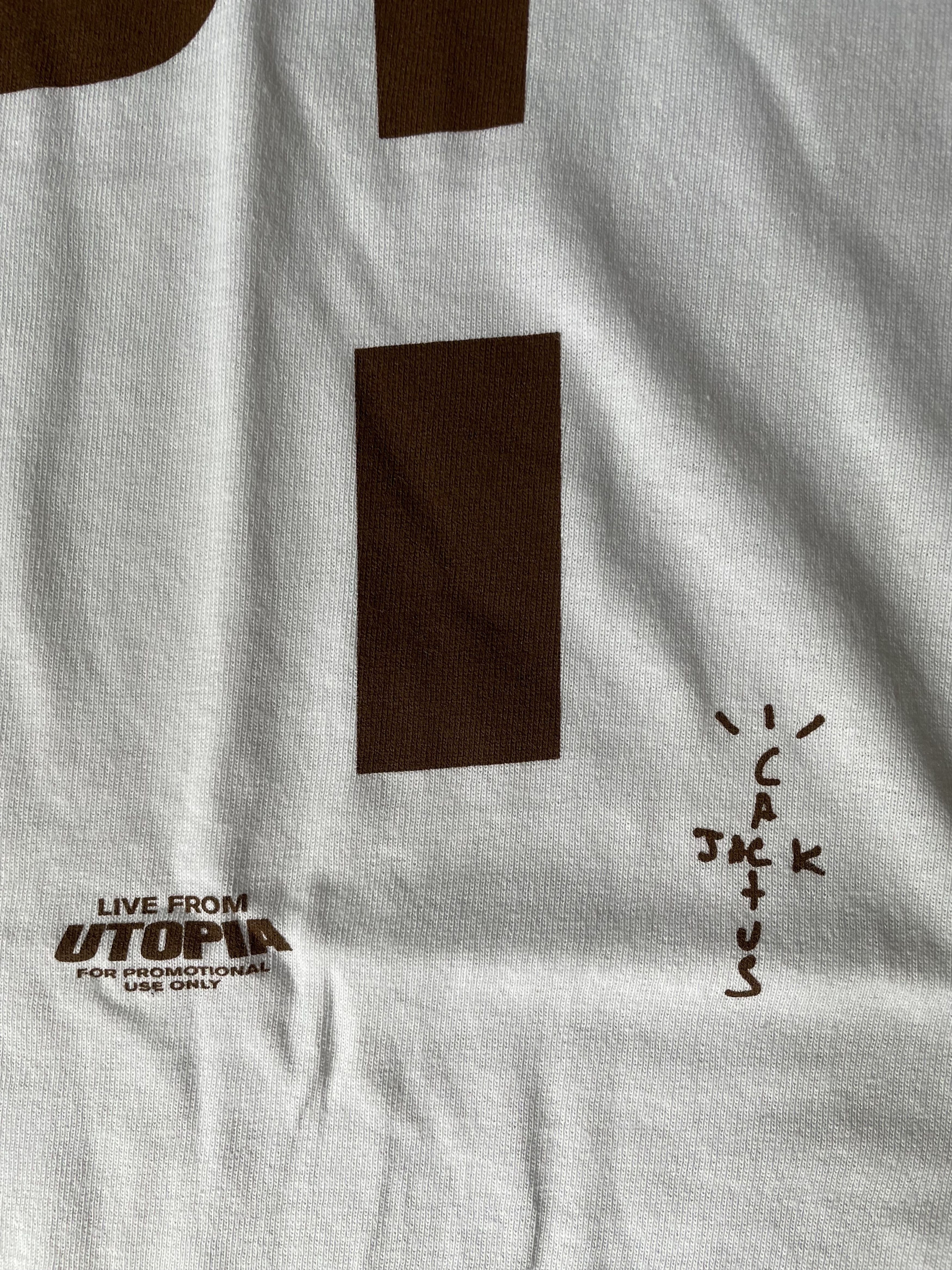 OneSize Travis Scott Franchise Promo T-Shirt White YUP! Tee