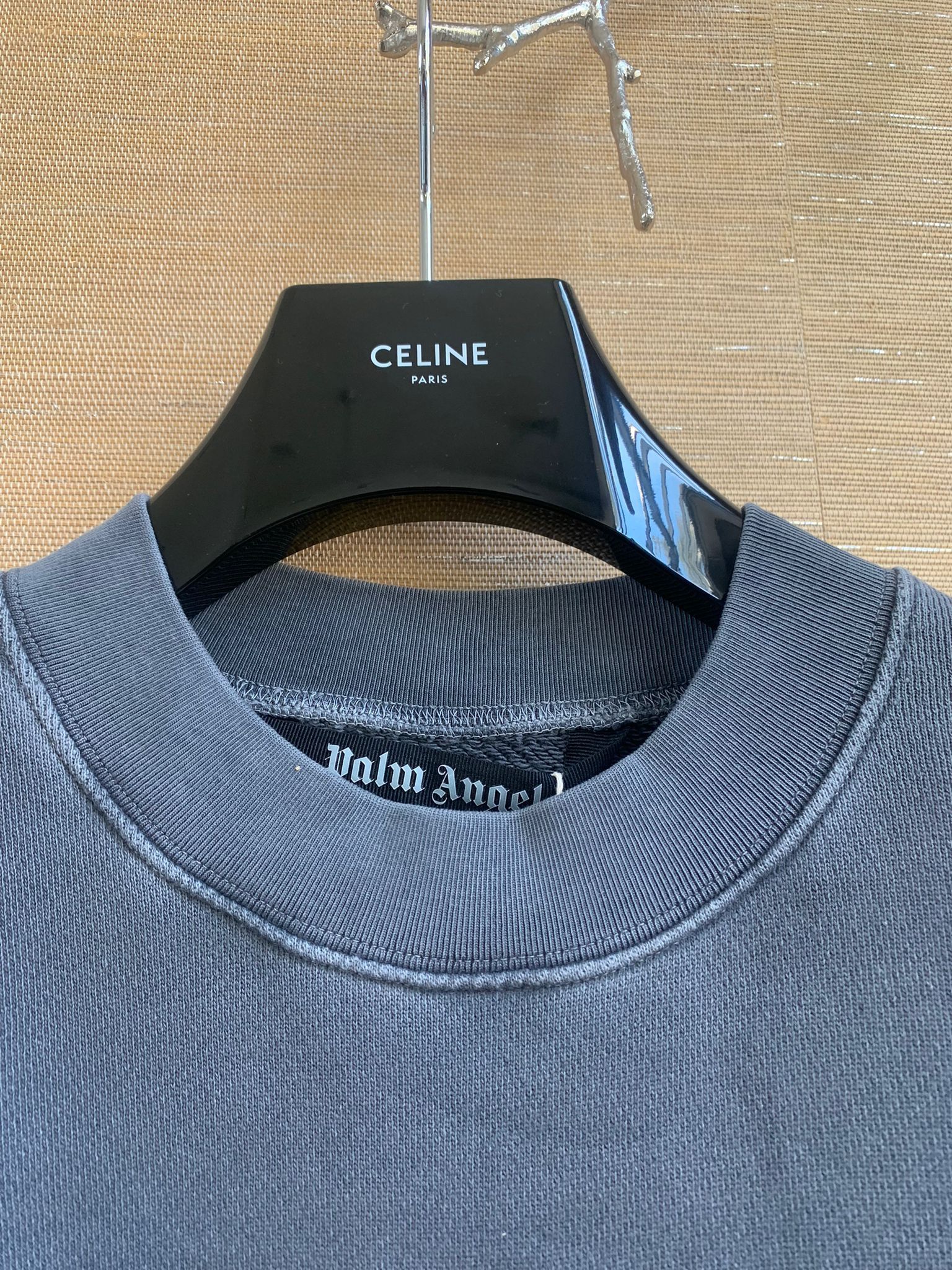 Palm Angels Burning Smile Head Sweater in Grey Size US M / EU 48-50 / 2 - 6 Thumbnail