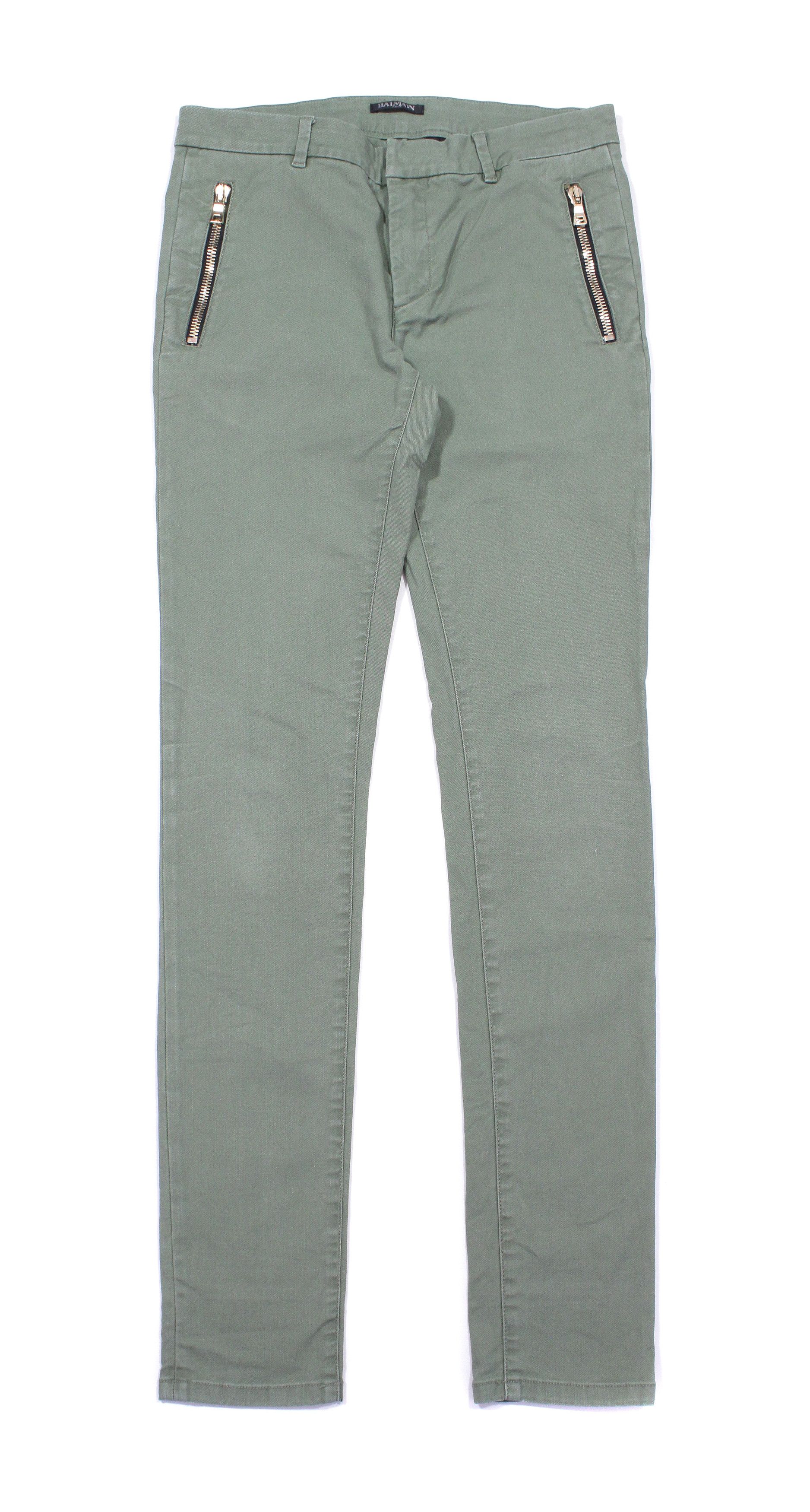 Balmain Skinny Zip Pockets Pants Size US 32 / EU 48 - 1 Thumbnail