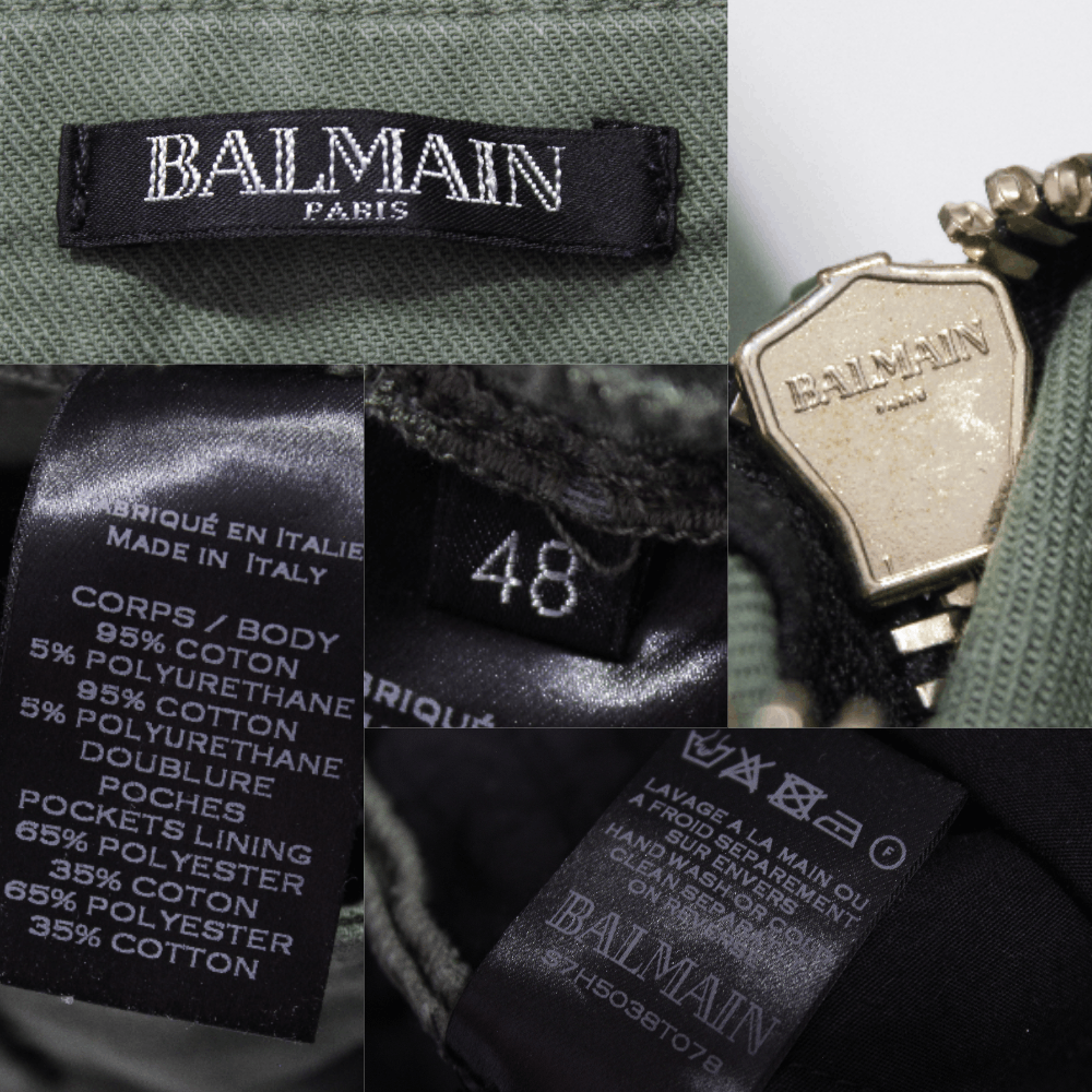Balmain Skinny Zip Pockets Pants Size US 32 / EU 48 - 7 Thumbnail