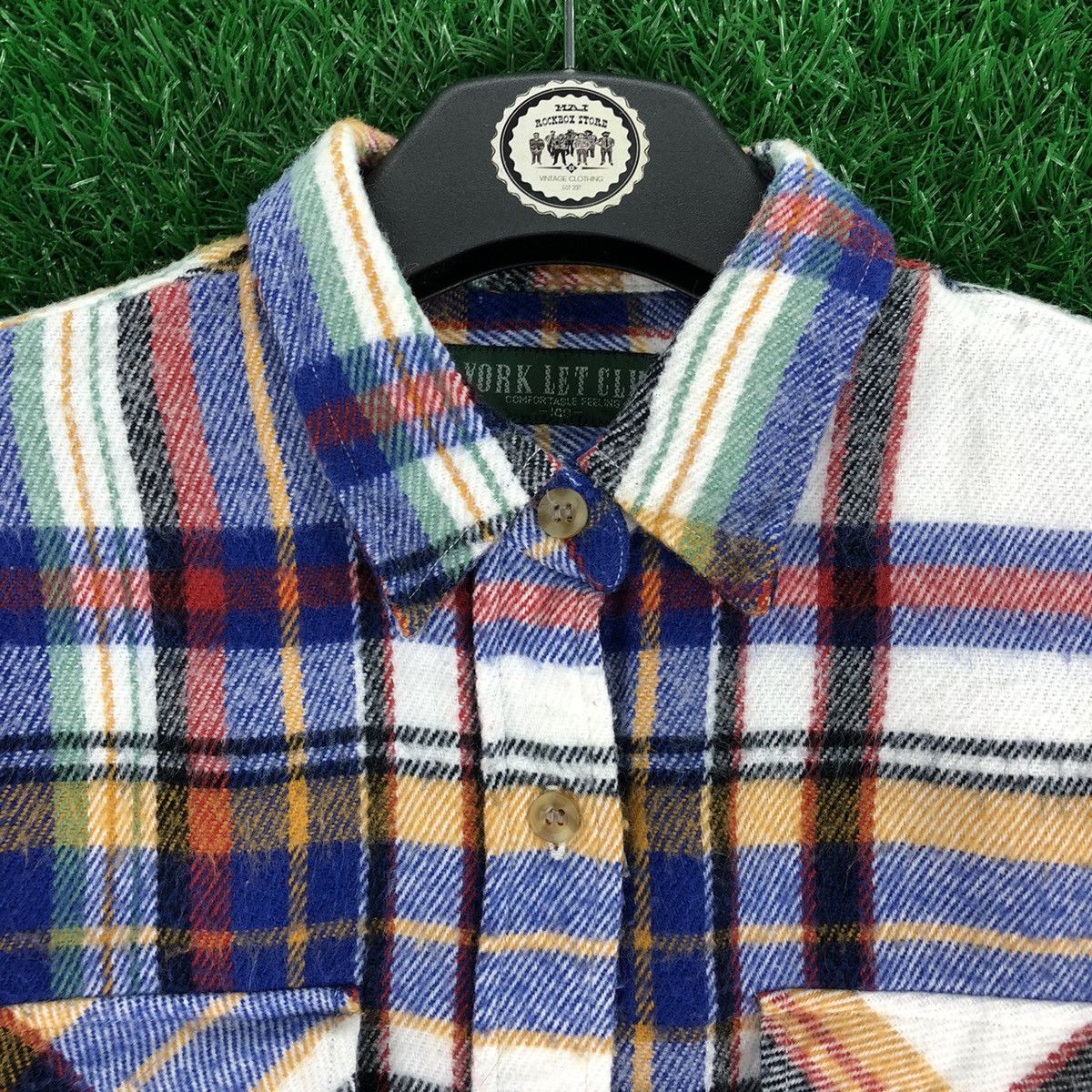 Japanese Brand Vintage Flannel Double Pocket Travis Scott Style For Kid Size US XXS / EU 40 - 7 Thumbnail