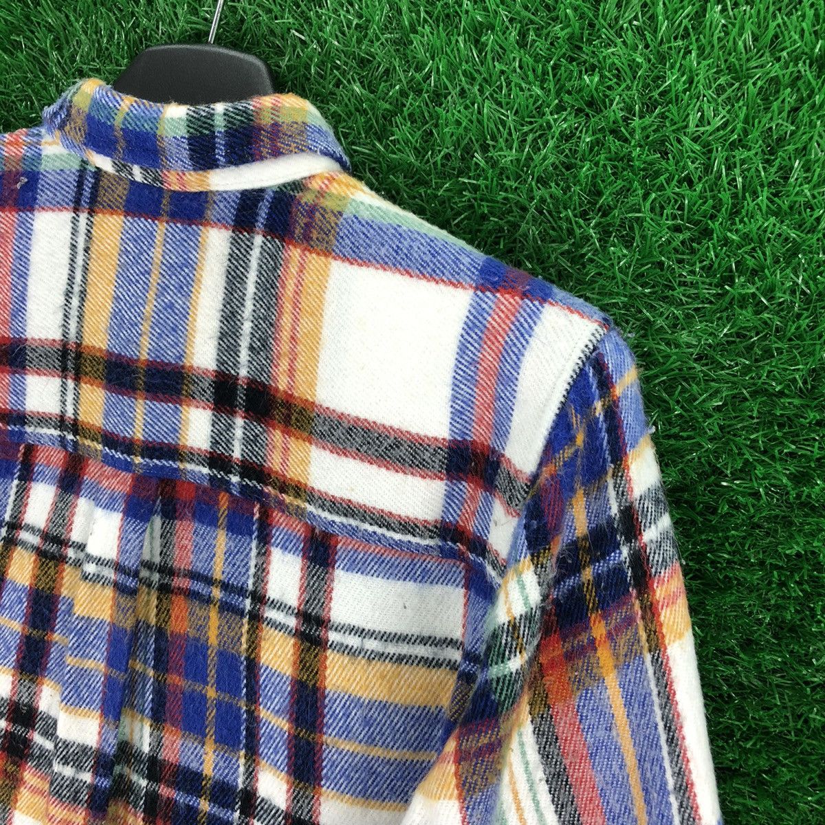 Japanese Brand Vintage Flannel Double Pocket Travis Scott Style For Kid Size US XXS / EU 40 - 5 Thumbnail