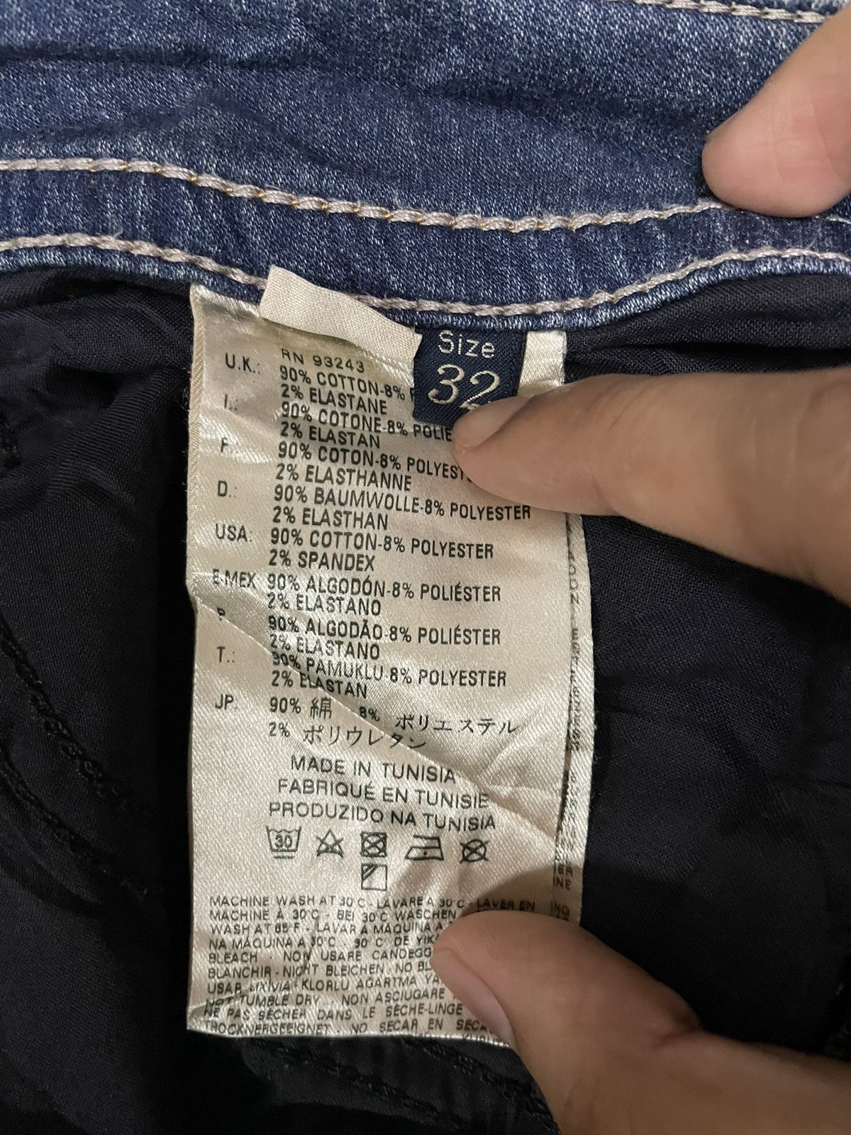 Diesel Vintage Diesel Denim + Sweatpants Slim Fit Distressed Pants Size US 33 - 17 Thumbnail