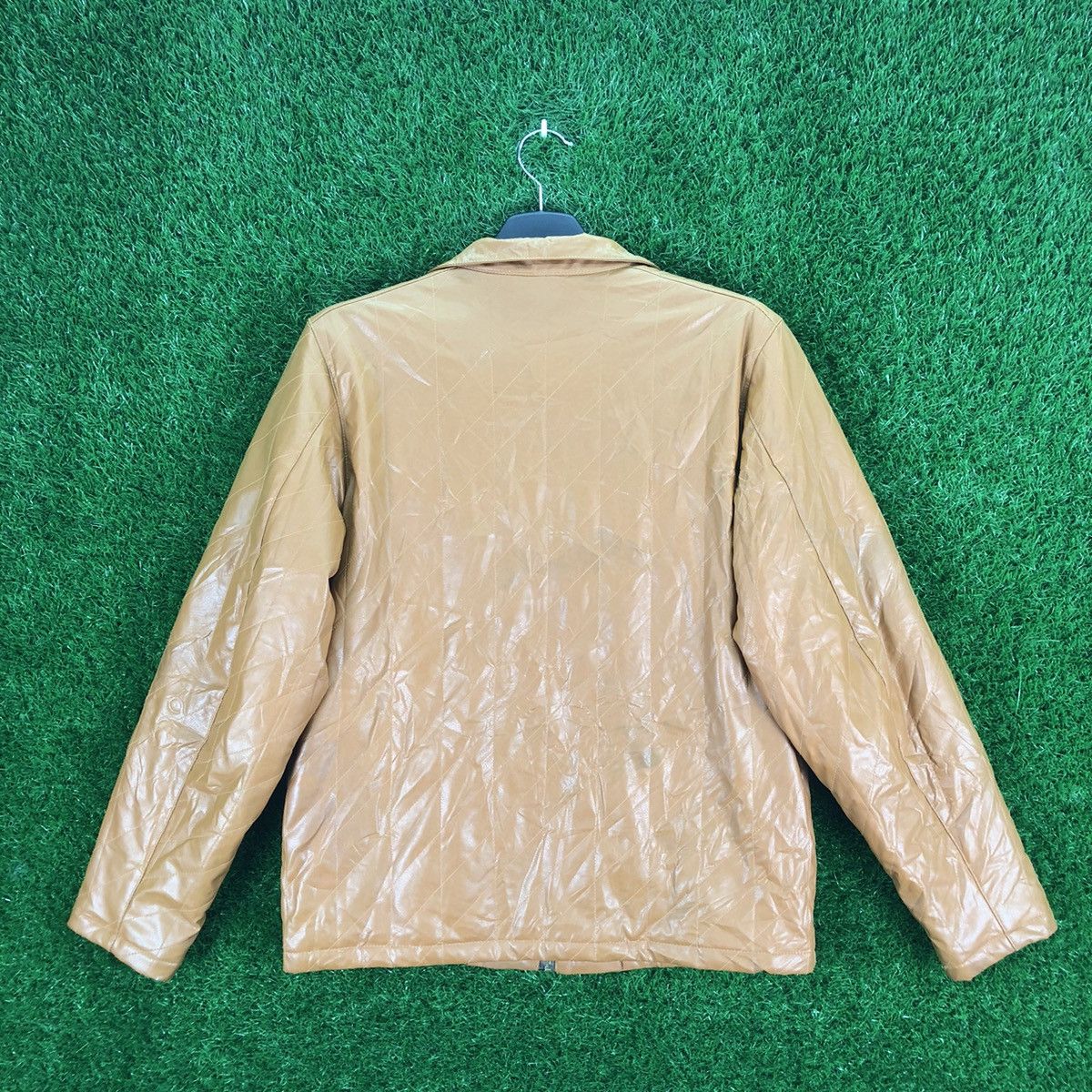 Vintage Vintage Quilted PU Leather by University of Oxford Size US M / EU 48-50 / 2 - 4 Thumbnail