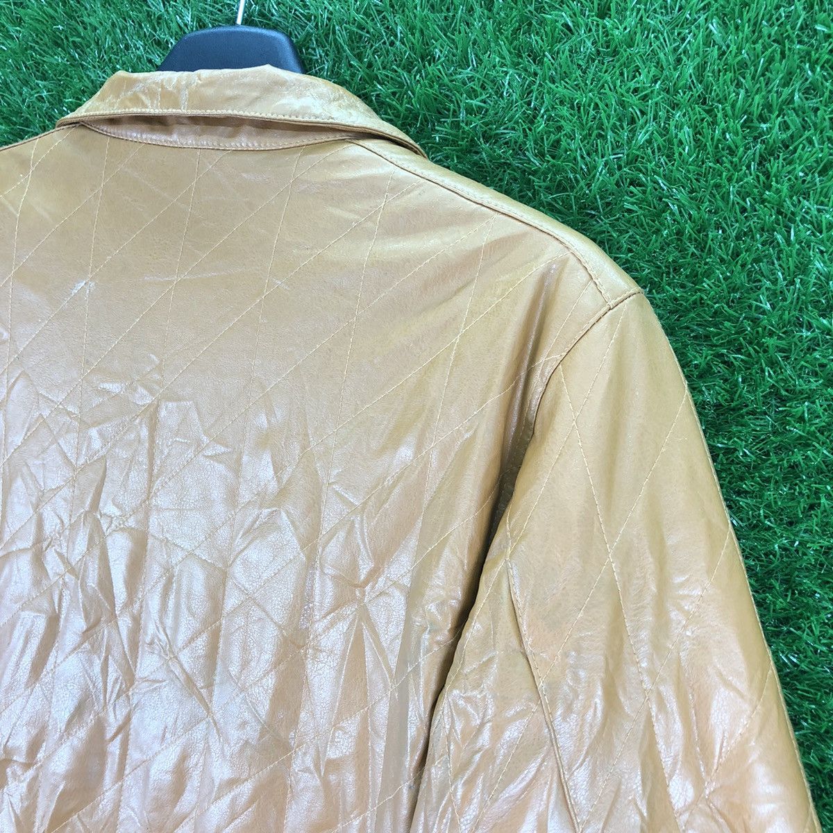Vintage Vintage Quilted PU Leather by University of Oxford Size US M / EU 48-50 / 2 - 5 Thumbnail