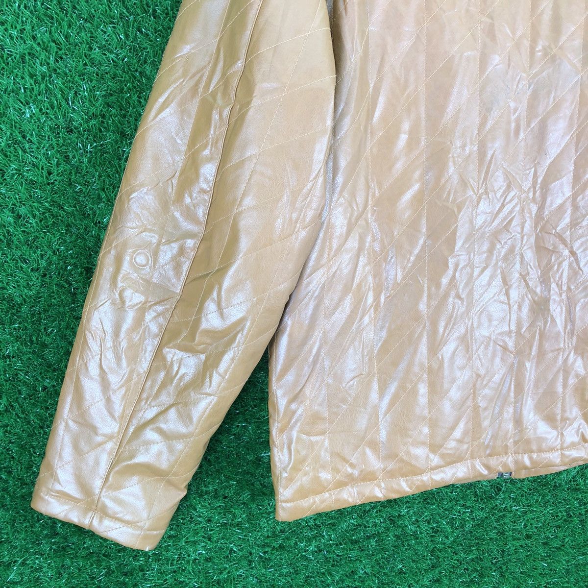 Vintage Vintage Quilted PU Leather by University of Oxford Size US M / EU 48-50 / 2 - 6 Thumbnail