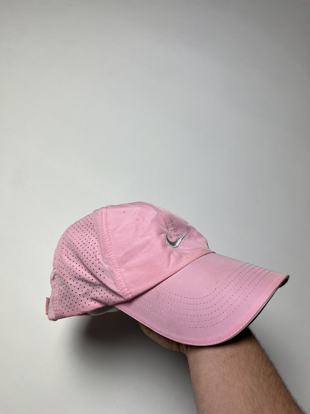 Nike × Vintage Nike vintage cap Pink Streetwear Y2K Size ONE SIZE - 5 Thumbnail