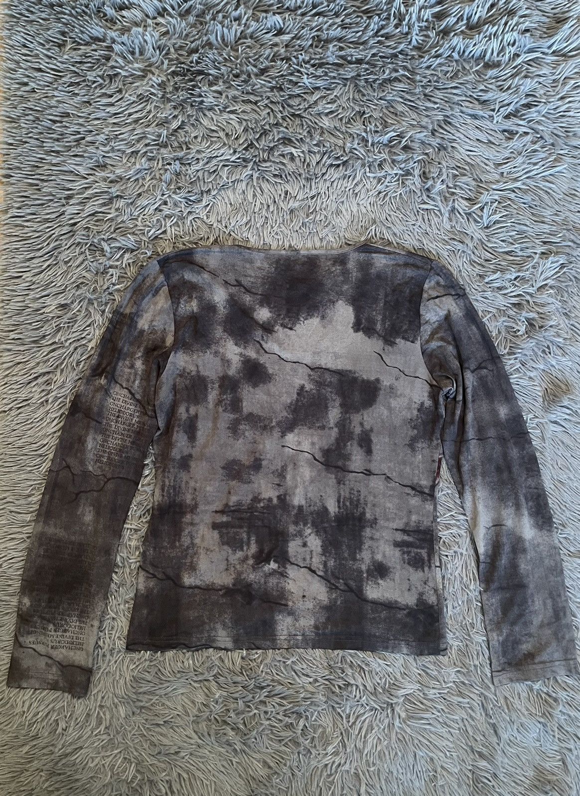 Japanese Brand × Vintage Avant Garde Y2K vintage printed JPG style longsleeve Size S / US 4 / IT 40 - 6 Thumbnail