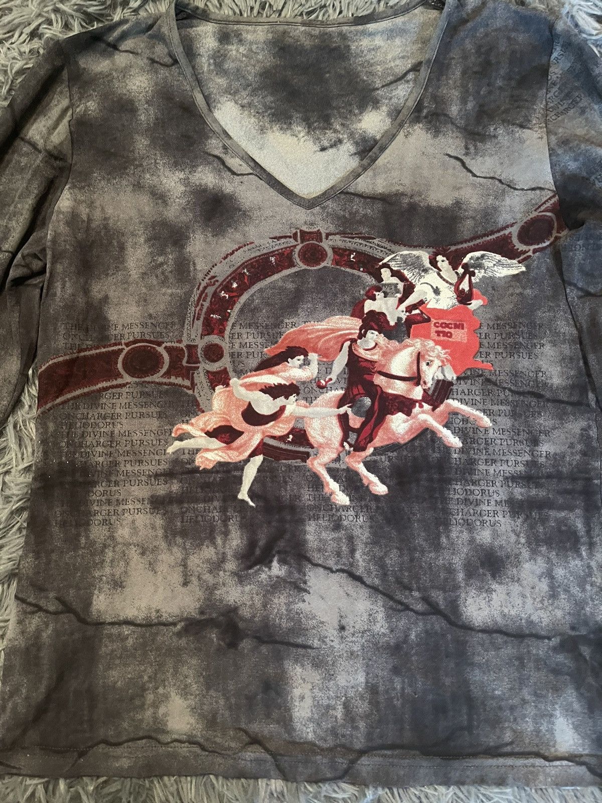 Japanese Brand × Vintage Avant Garde Y2K vintage printed JPG style longsleeve Size S / US 4 / IT 40 - 3 Thumbnail