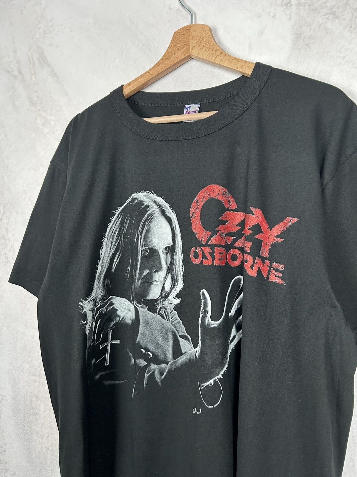 Band Tees Vintage Ozzy Osbourne Rock Tee Graphic Artist 90s Rare Size US XXL / EU 58 / 5 - 3 Thumbnail