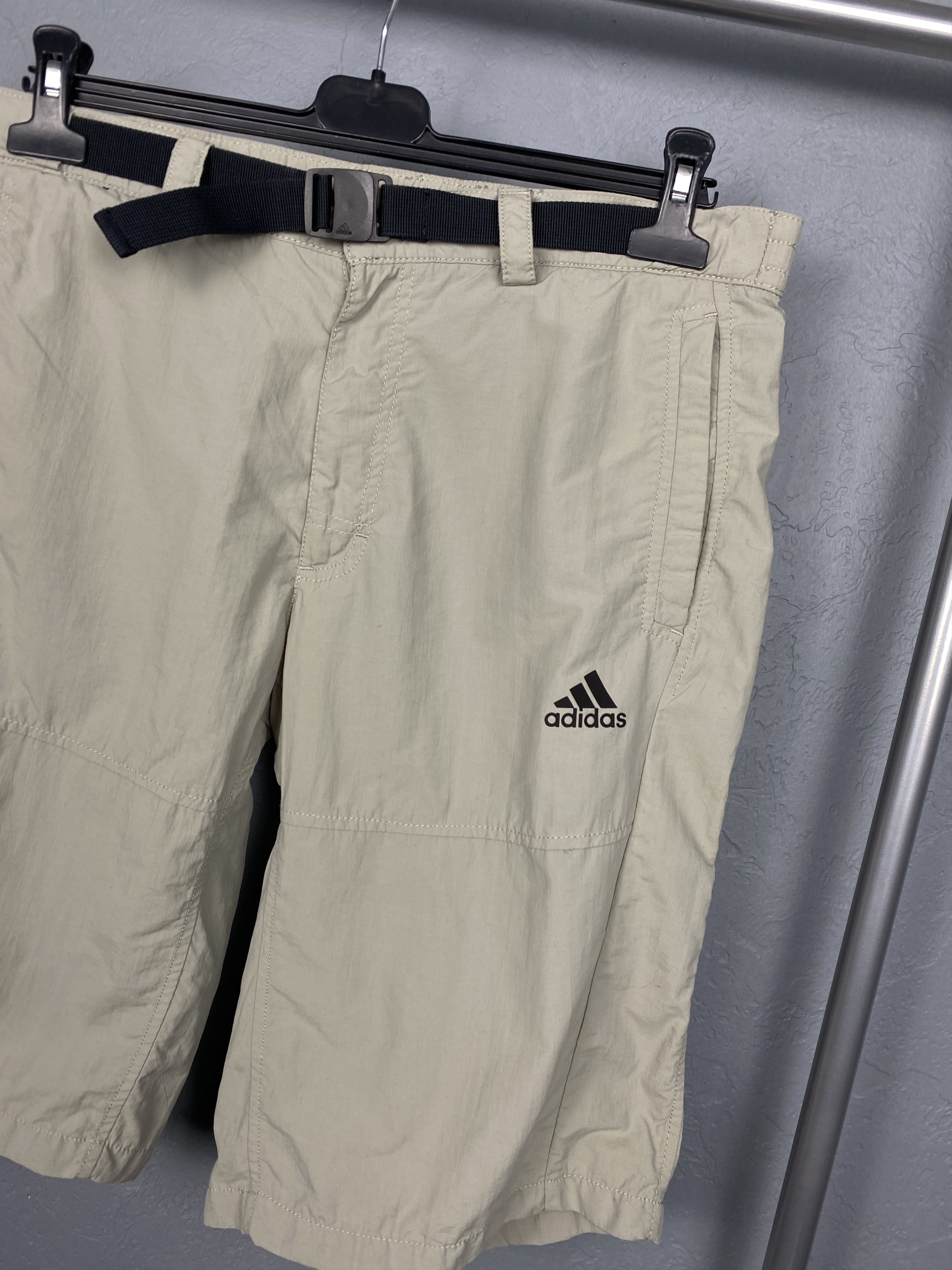 Adidas × Vintage Vintage Adidas Mens Nylon Shorts Y2K Size US 34 / EU 50 - 2 Thumbnail
