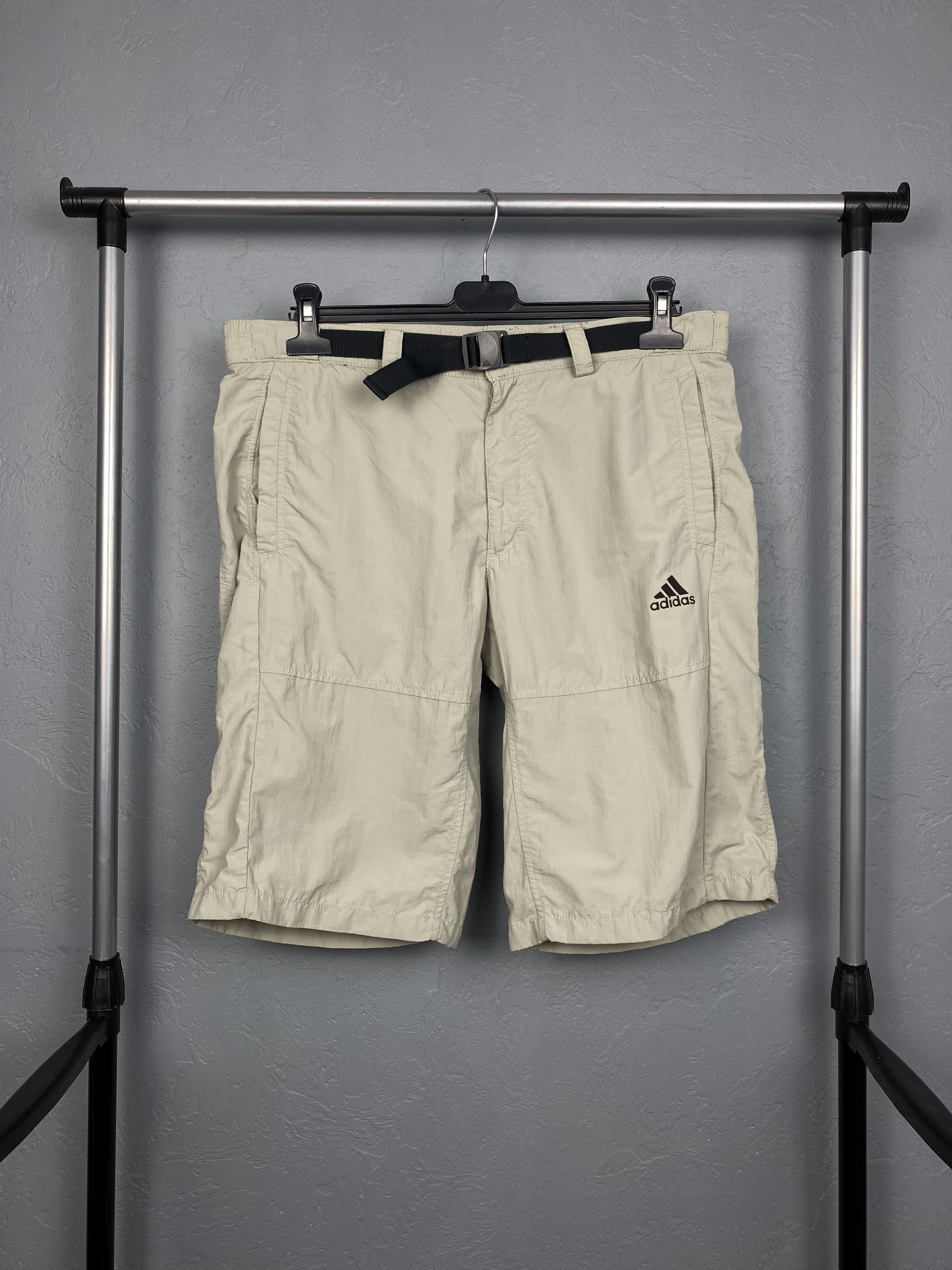 Adidas × Vintage Vintage Adidas Mens Nylon Shorts Y2K Size US 34 / EU 50 - 1 Thumbnail