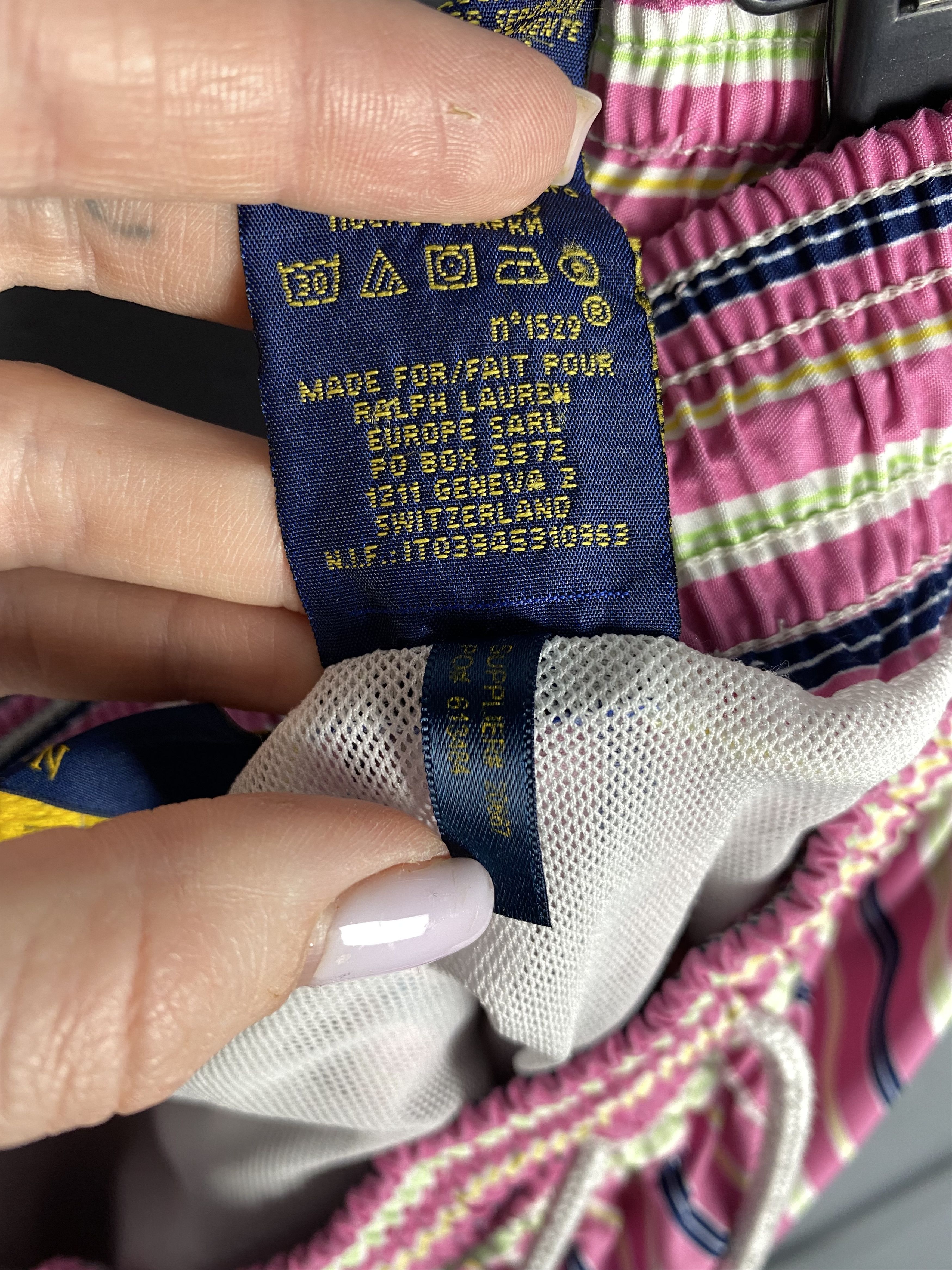 Polo Ralph Lauren Polo Ralph Lauren Vintage Mens Swimming Shorts Y2K Size US 32 / EU 48 - 11 Thumbnail
