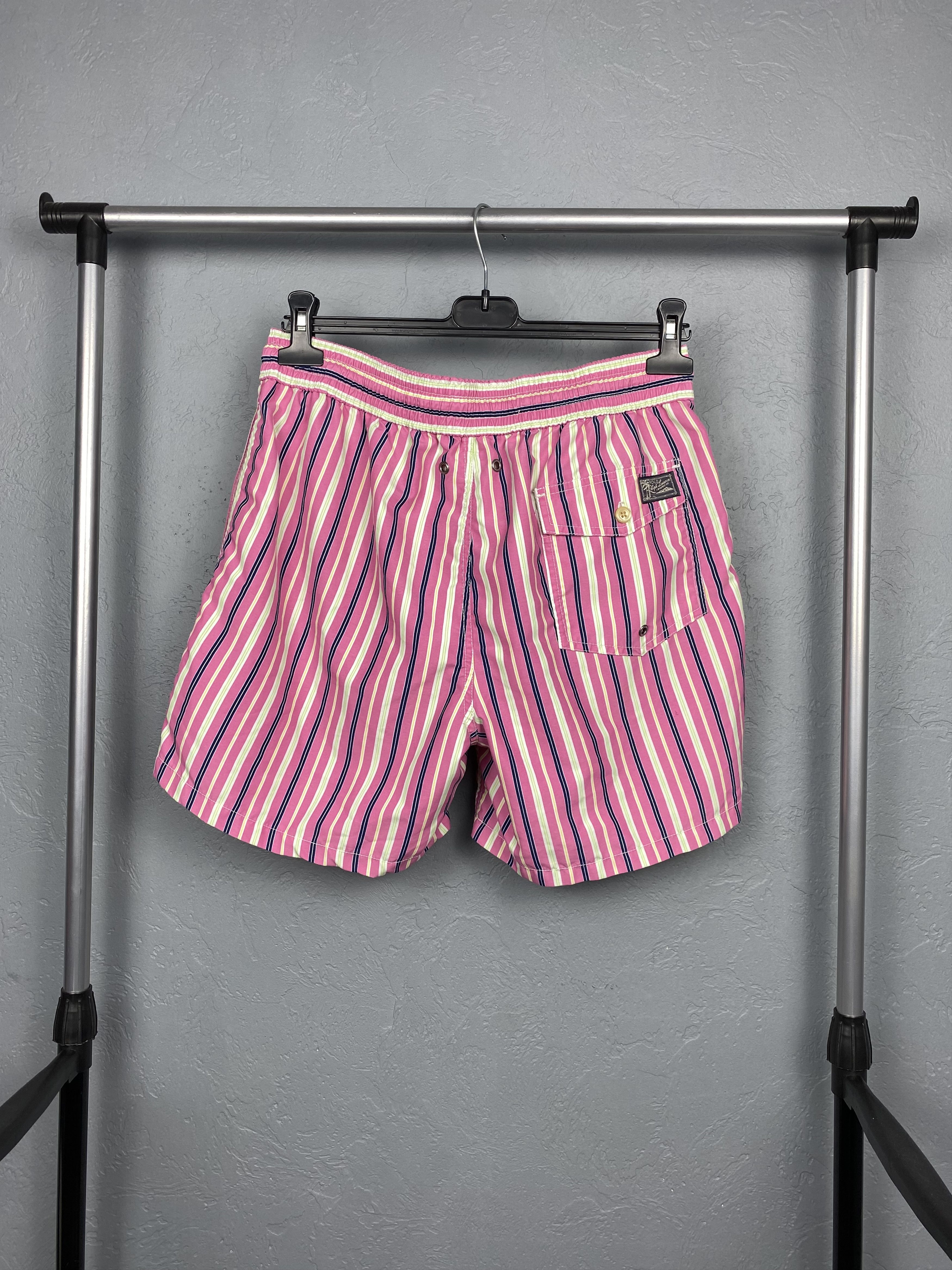 Polo Ralph Lauren Polo Ralph Lauren Vintage Mens Swimming Shorts Y2K Size US 32 / EU 48 - 6 Thumbnail