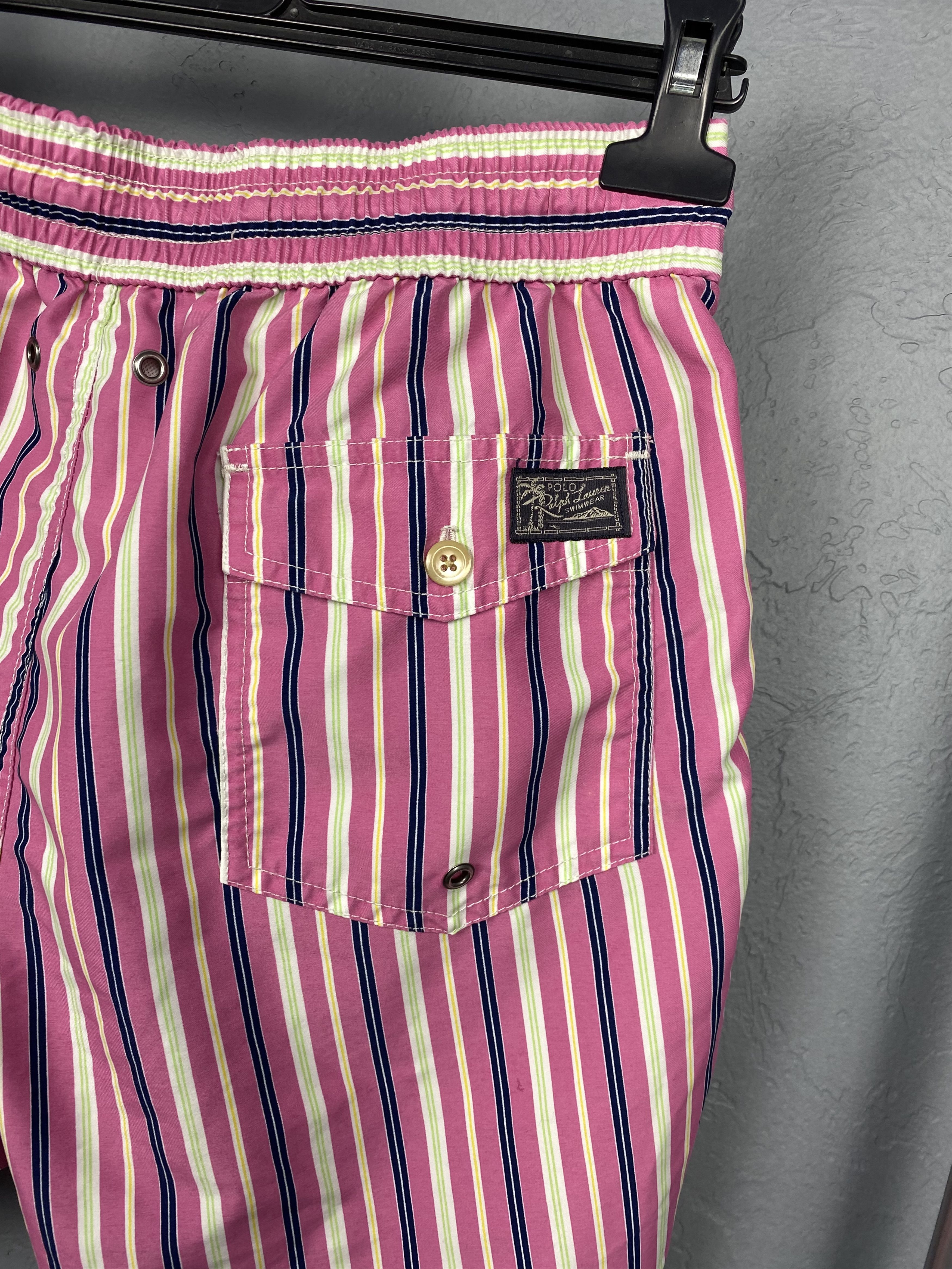 Polo Ralph Lauren Polo Ralph Lauren Vintage Mens Swimming Shorts Y2K Size US 32 / EU 48 - 7 Thumbnail