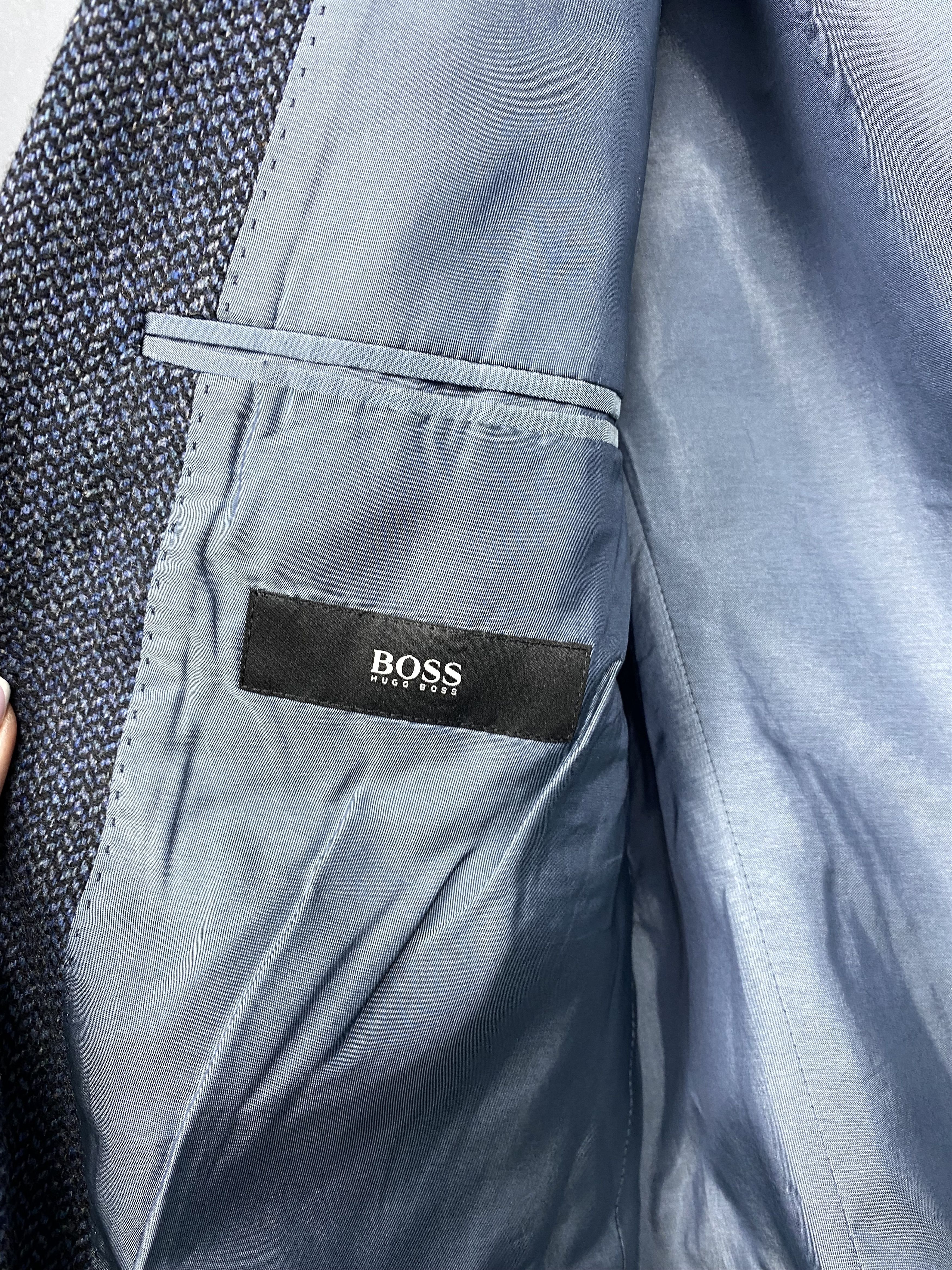 Hugo Boss Hugo Boss Blazer Jacket Tweed Wool Two Buttons Size US M / EU 48-50 / 2 - 4 Thumbnail