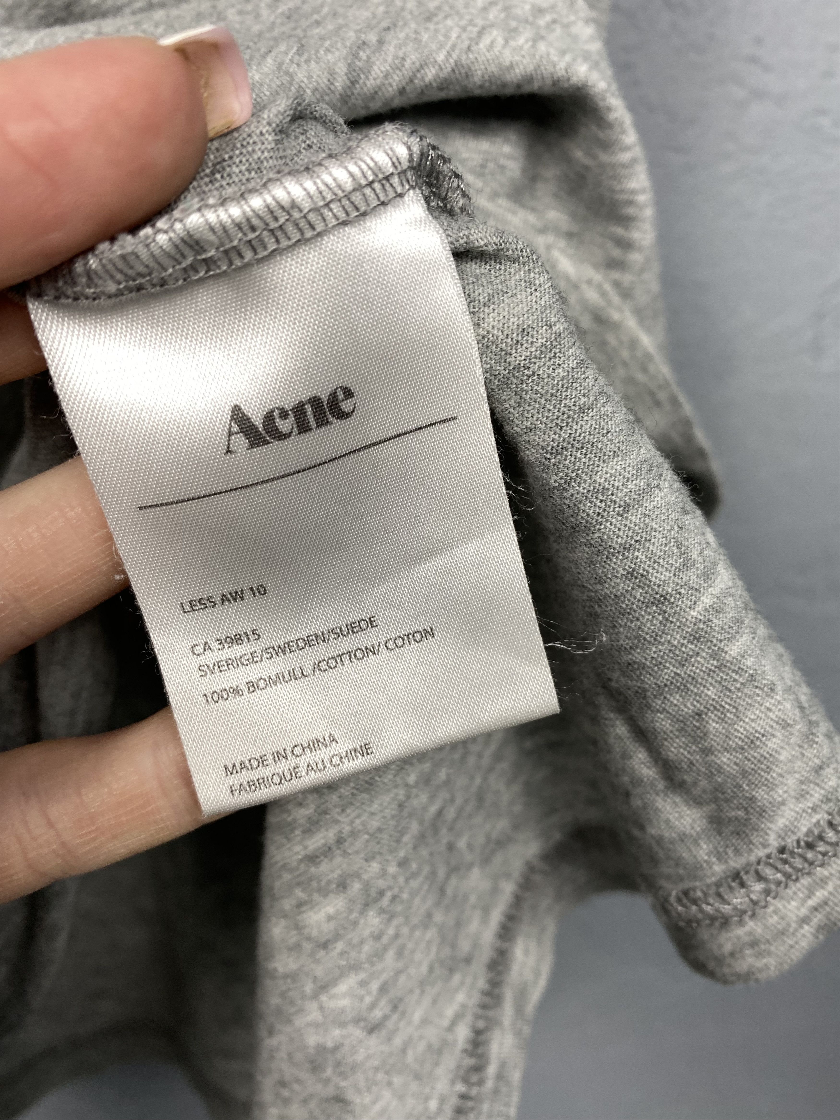 Acne Studios × Vintage Acne Vintage Crew Neck T-Shirt Tee Size US L / EU 52-54 / 3 - 4 Thumbnail