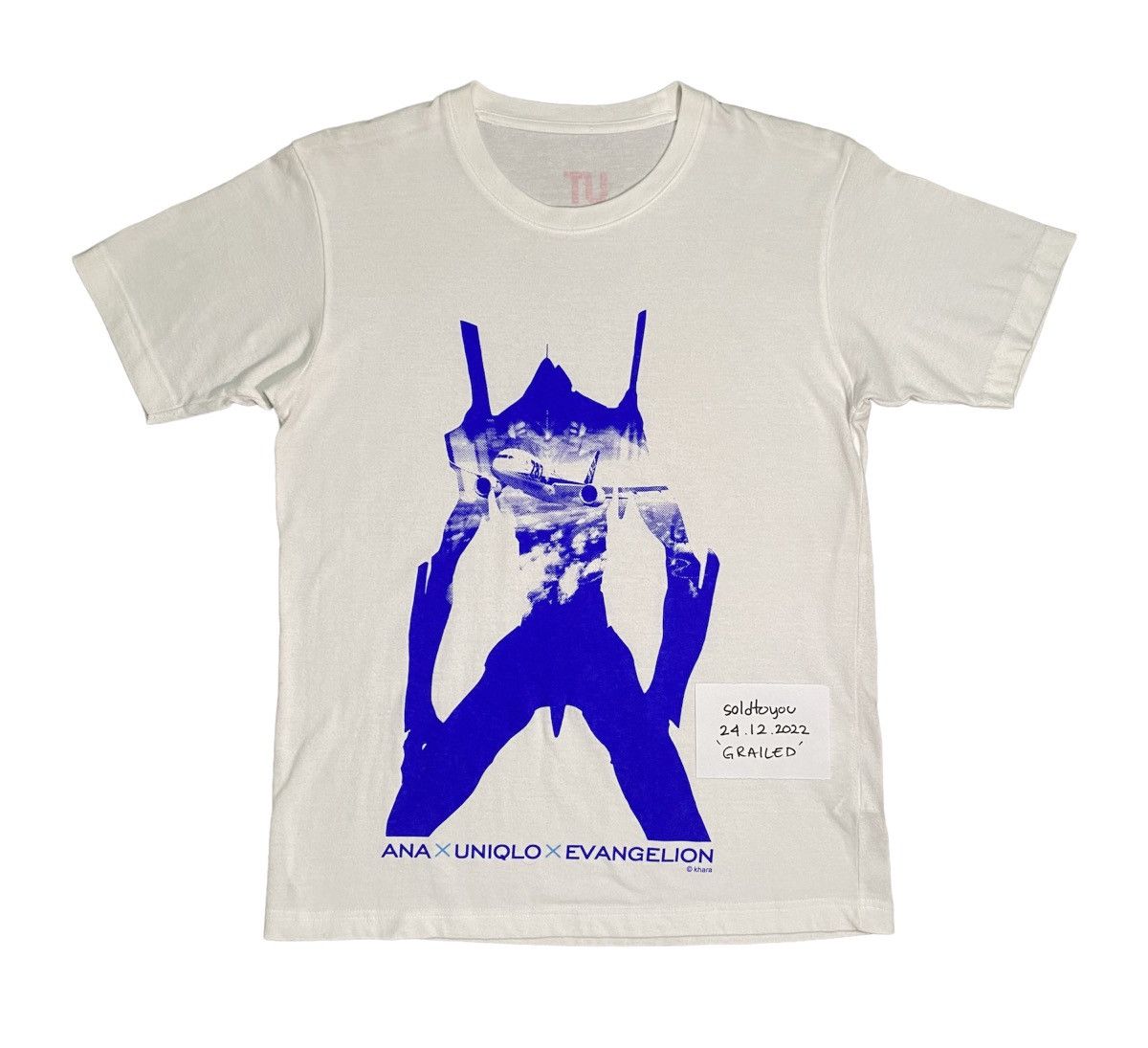 Rare Evangelion X ANA X Uniqlo Collab Anime T Shirt