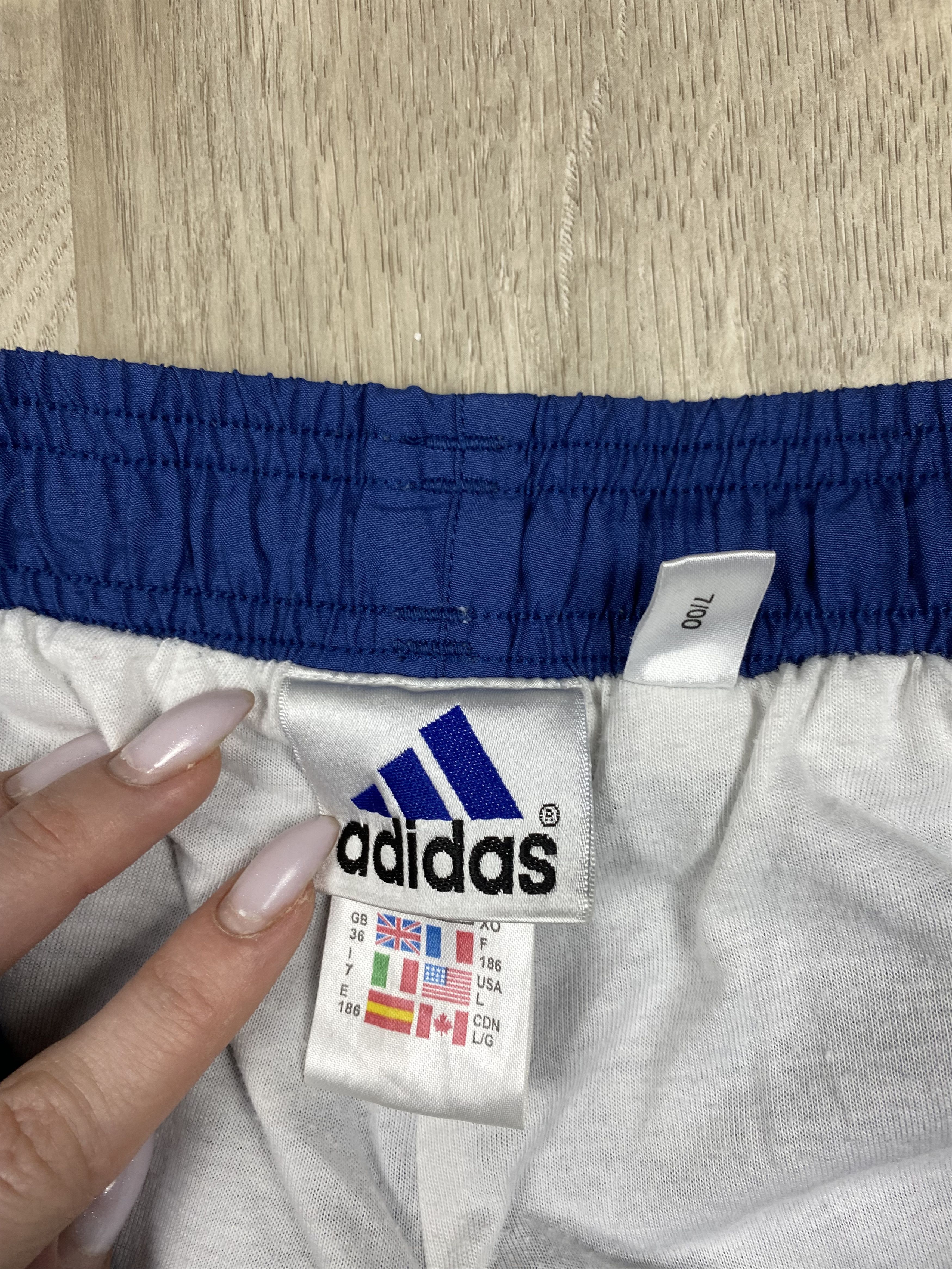 Adidas Adidas Vintage Mens Nylon Track Pants Drill Size US 34 / EU 50 - 6 Thumbnail