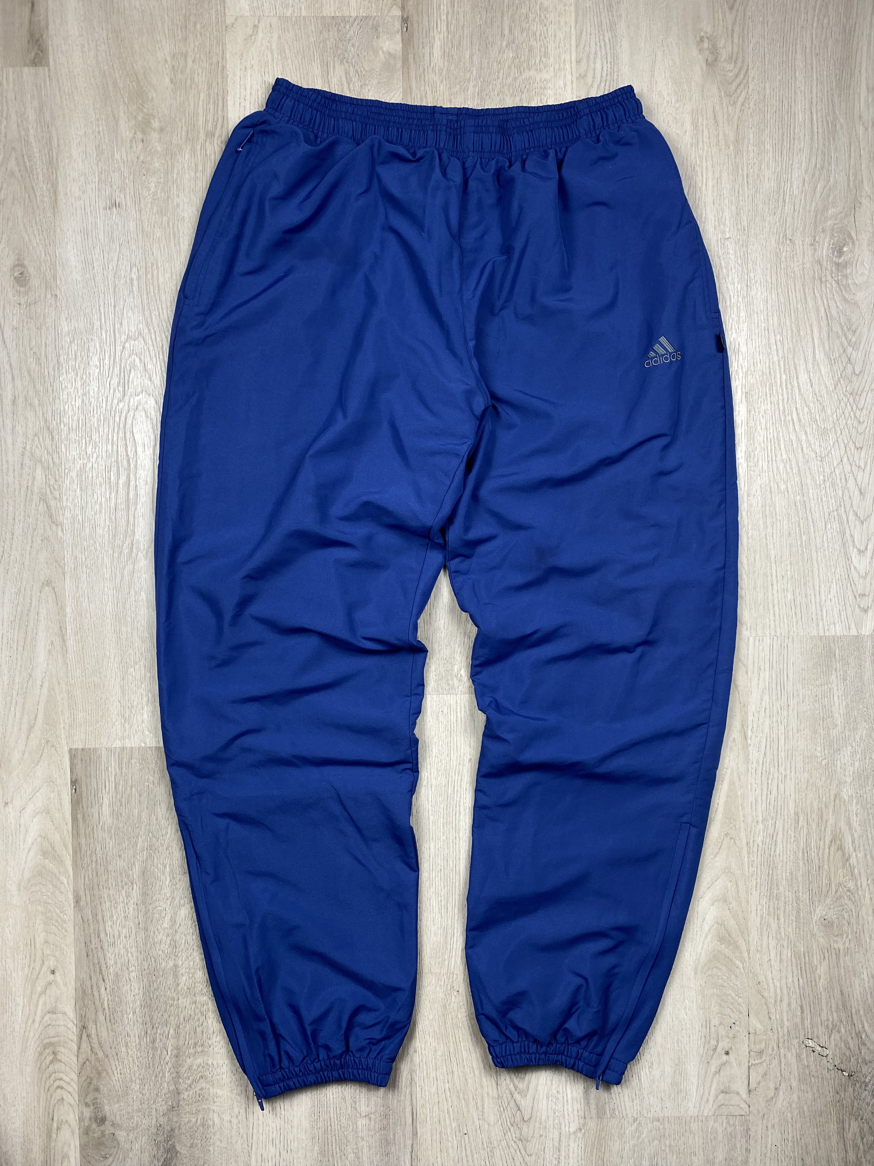 Adidas Adidas Vintage Mens Nylon Track Pants Drill Size US 34 / EU 50 - 1 Thumbnail
