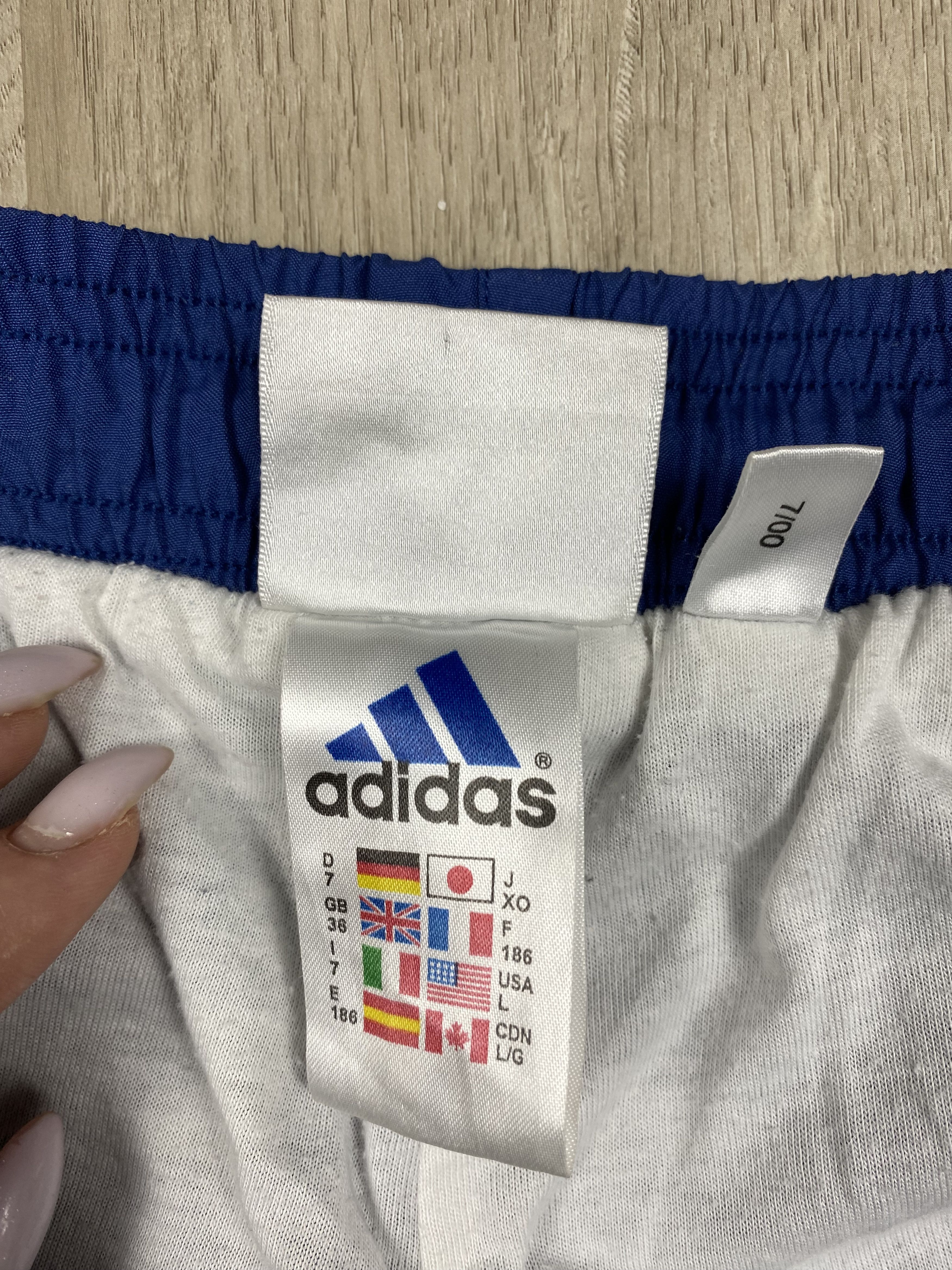 Adidas Adidas Vintage Mens Nylon Track Pants Drill Size US 34 / EU 50 - 7 Thumbnail
