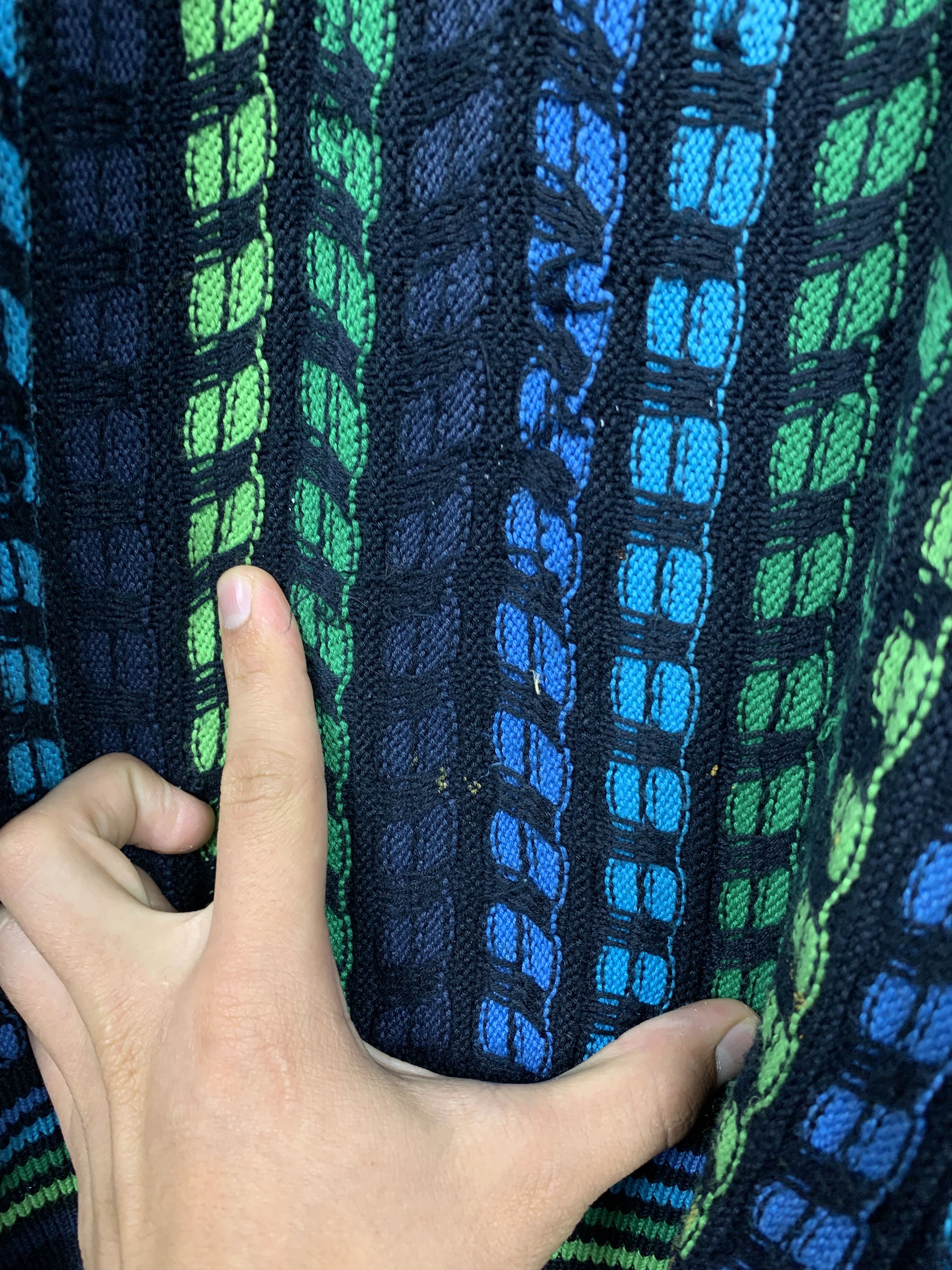 Carlo Colucci × Vintage Carlo Colucci Vintage Mens Knit Sweater Coogi style Size US L / EU 52-54 / 3 - 2 Thumbnail