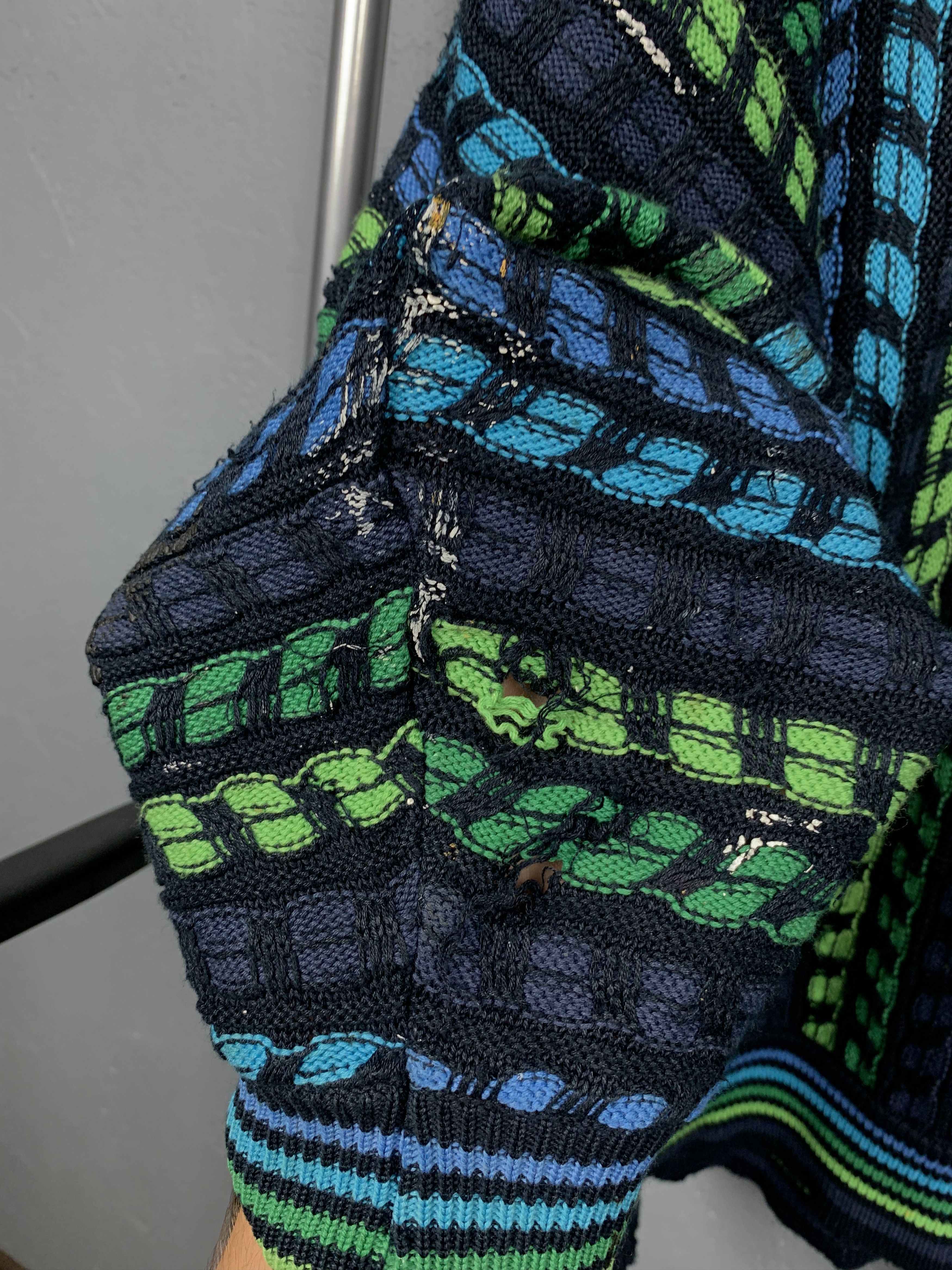 Carlo Colucci × Vintage Carlo Colucci Vintage Mens Knit Sweater Coogi style Size US L / EU 52-54 / 3 - 11 Thumbnail