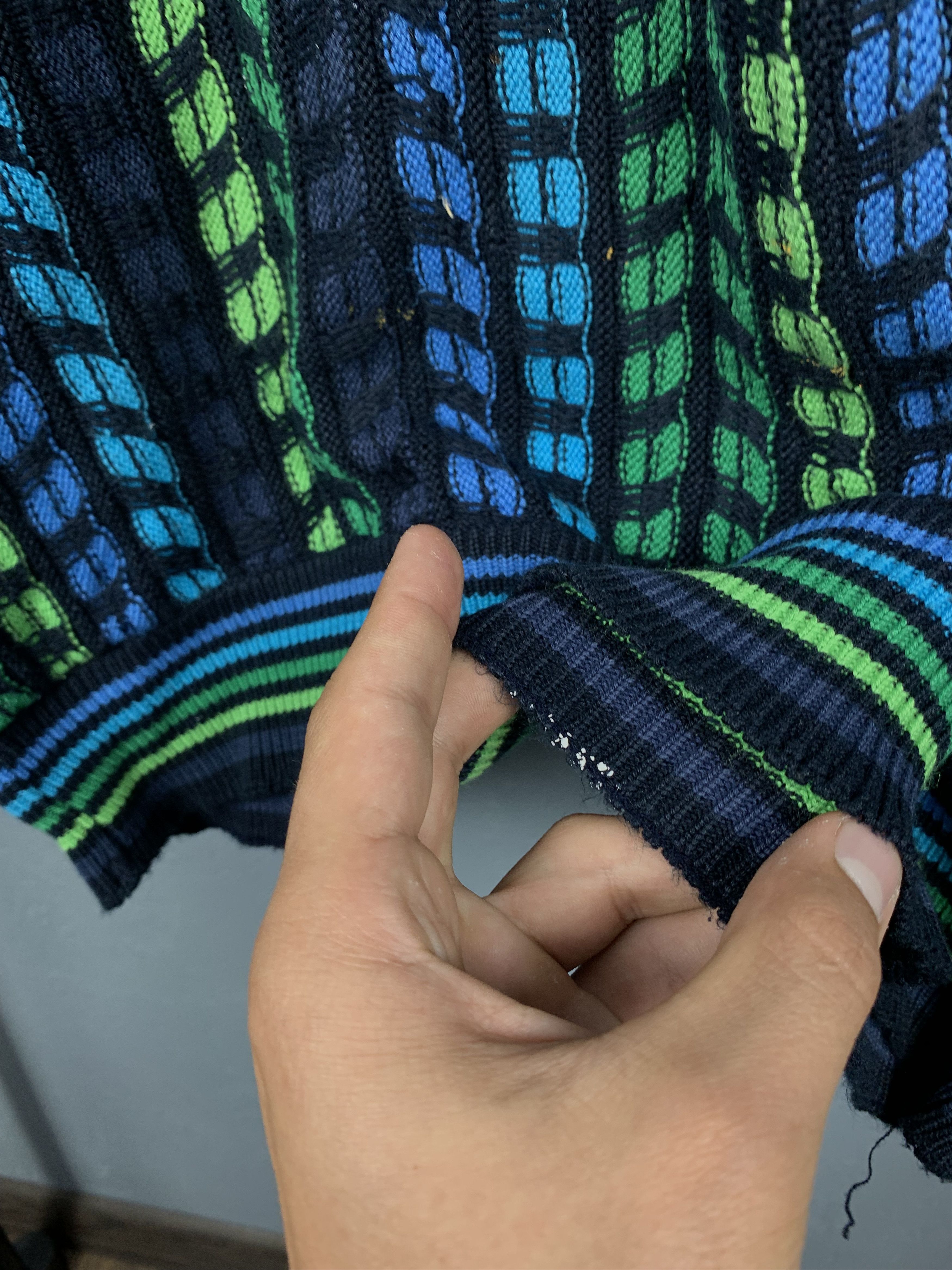 Carlo Colucci × Vintage Carlo Colucci Vintage Mens Knit Sweater Coogi style Size US L / EU 52-54 / 3 - 5 Thumbnail