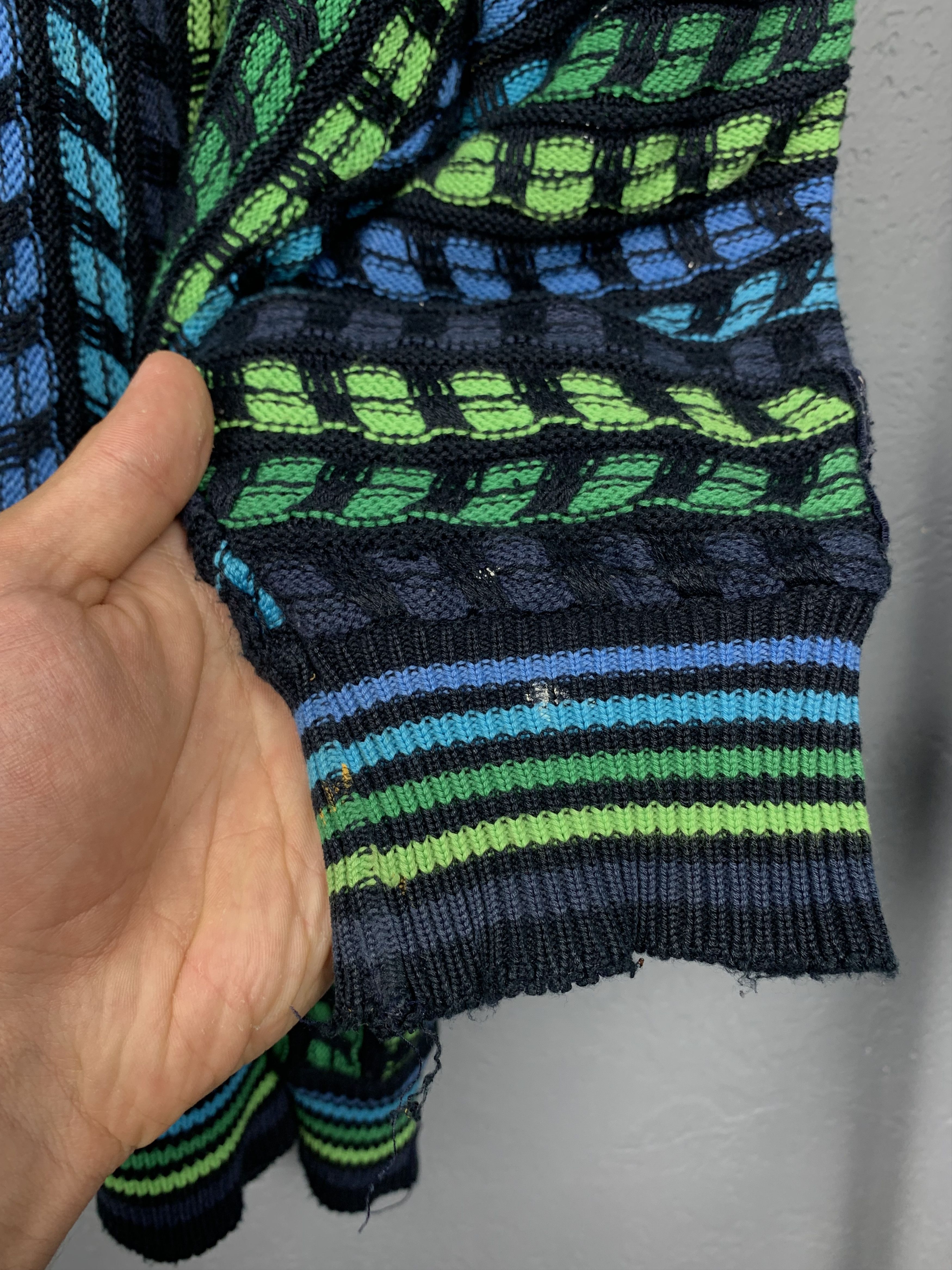 Carlo Colucci × Vintage Carlo Colucci Vintage Mens Knit Sweater Coogi style Size US L / EU 52-54 / 3 - 6 Thumbnail