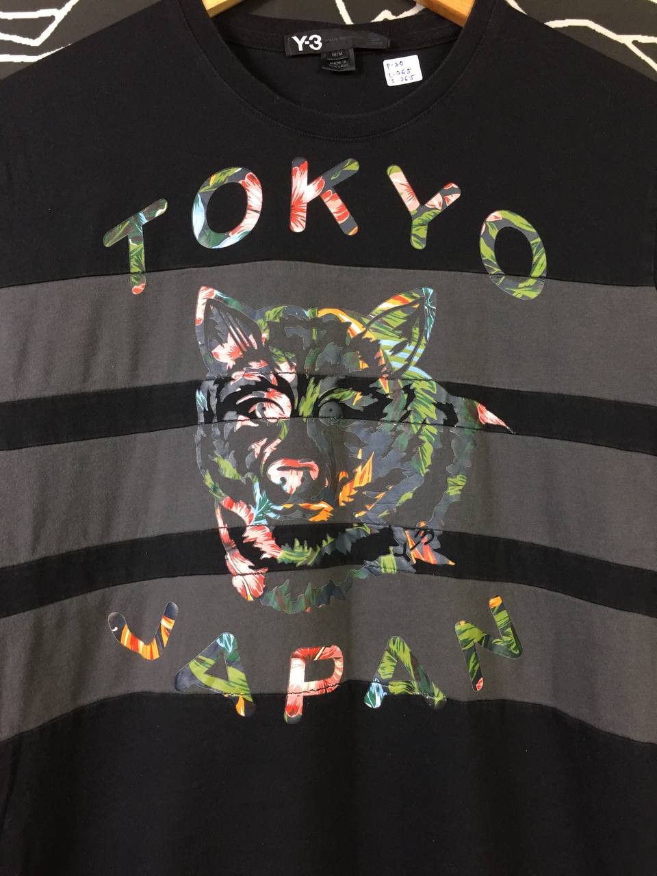 Adidas Adidas Y3 Yohji Yamamoto Tokyo Japan Longsleeve Tee Size US M / EU 48-50 / 2 - 3 Thumbnail