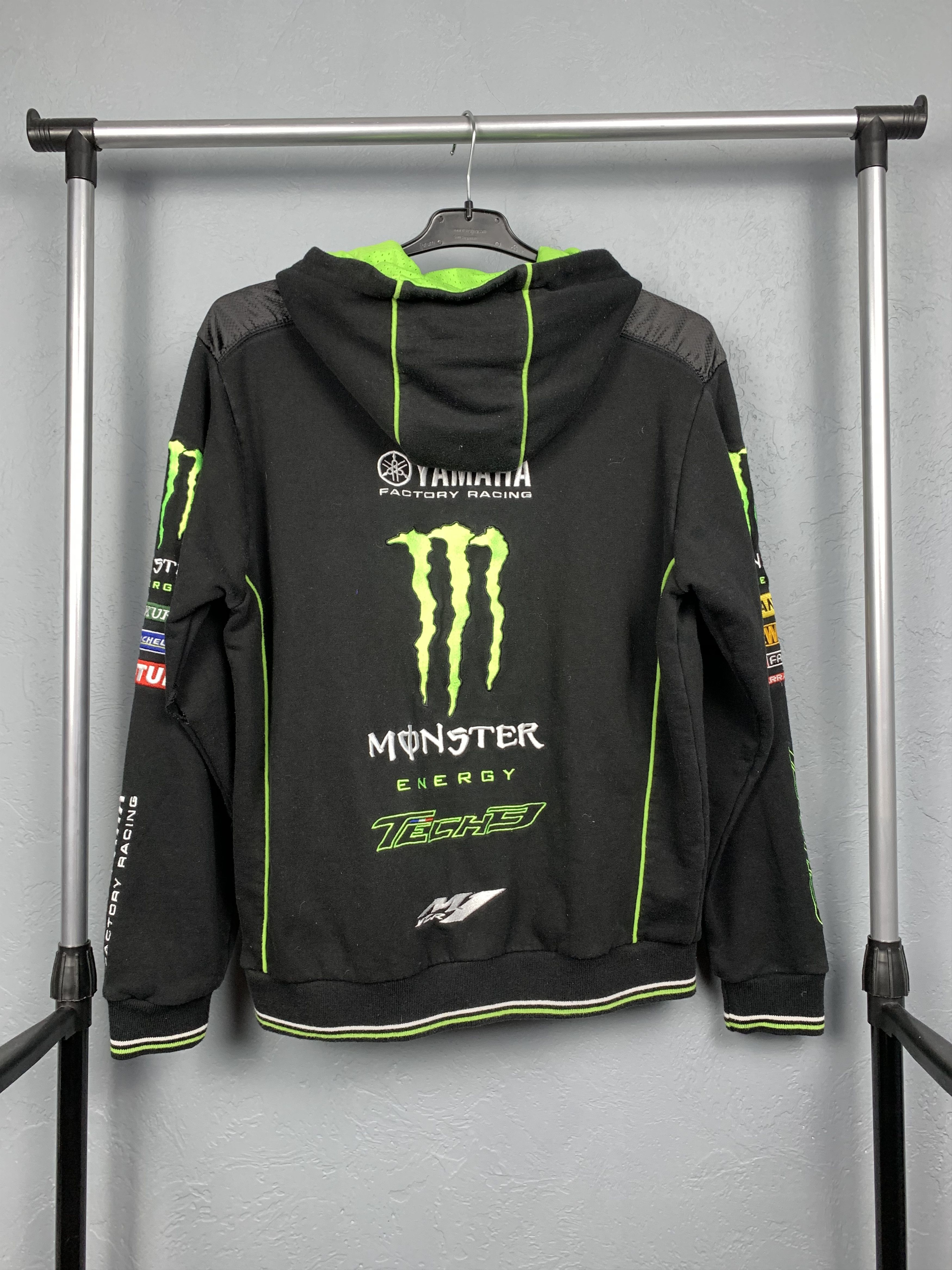Yamaha Yamaha Racing Team Monster Energie Vintage Mens Zip Hoodie Size US XS / EU 42 / 0 - 7 Thumbnail