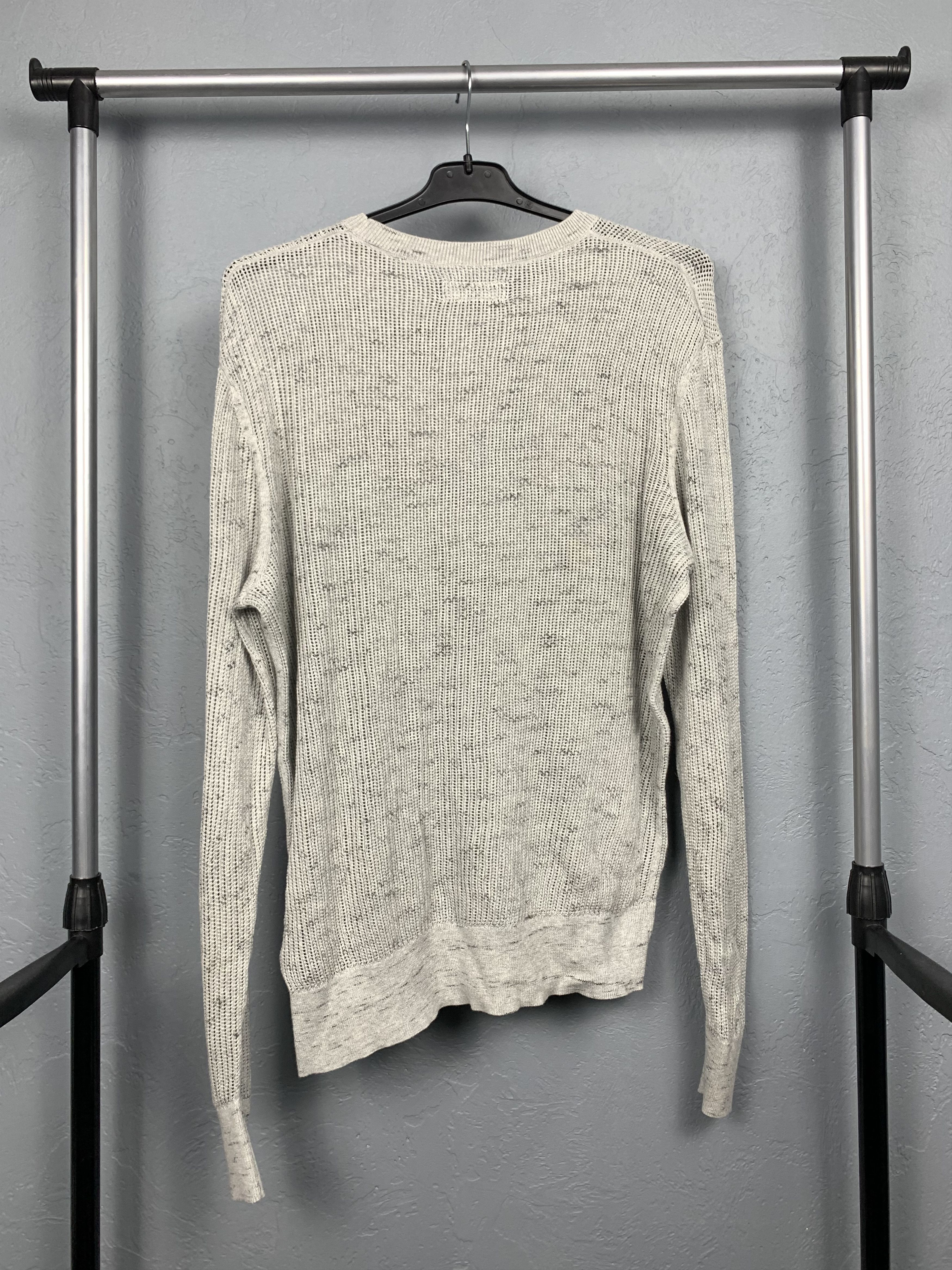 Allsaints Allsaints Mens Zellern Crew Neck Cotton Mesh Knit Sweater Size US M / EU 48-50 / 2 - 5 Thumbnail