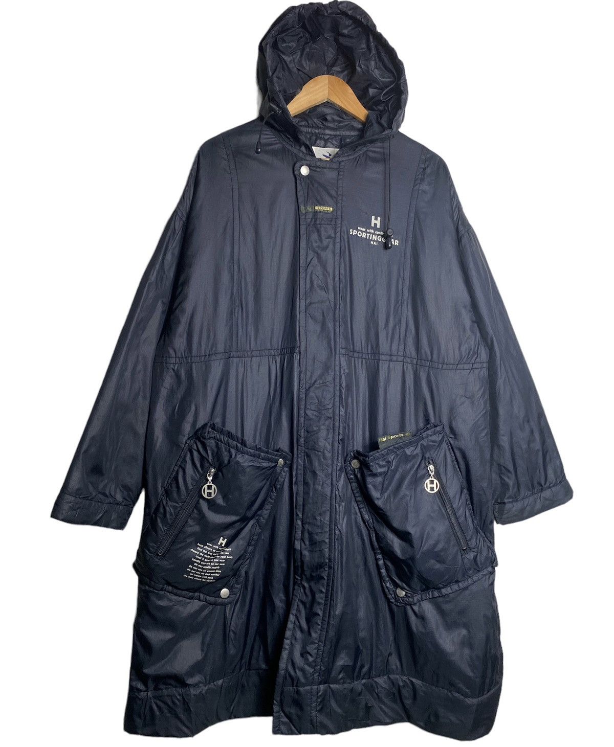 Hai Sporting Gear × Issey Miyake × Pleats Please Issey Miyake HAI SPORTING GEAR LONG JACKET Size US M / EU 48-50 / 2 - 1 Thumbnail