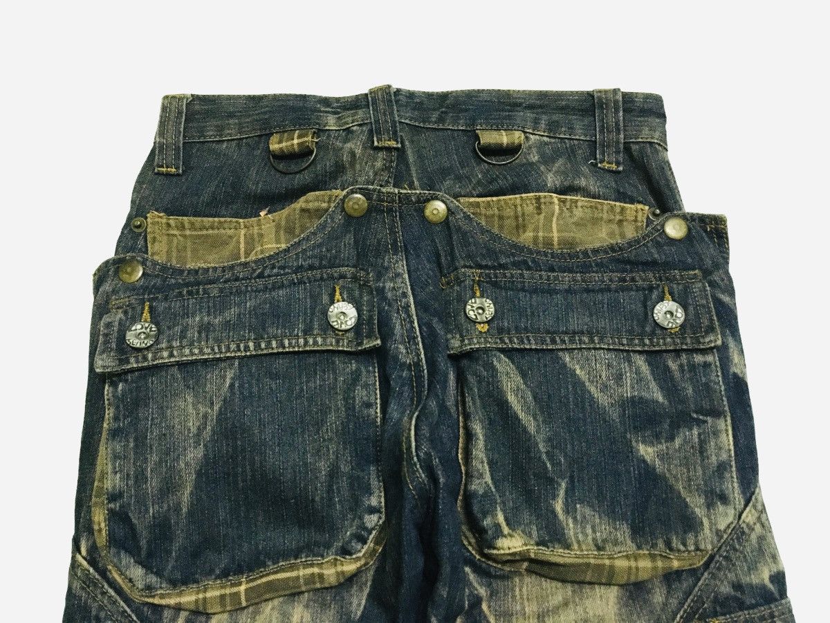 14th Addiction Very Rare Design Vintage Brand Techno Tactical Jeans 1990s Size US 30 / EU 46 - 4 Thumbnail