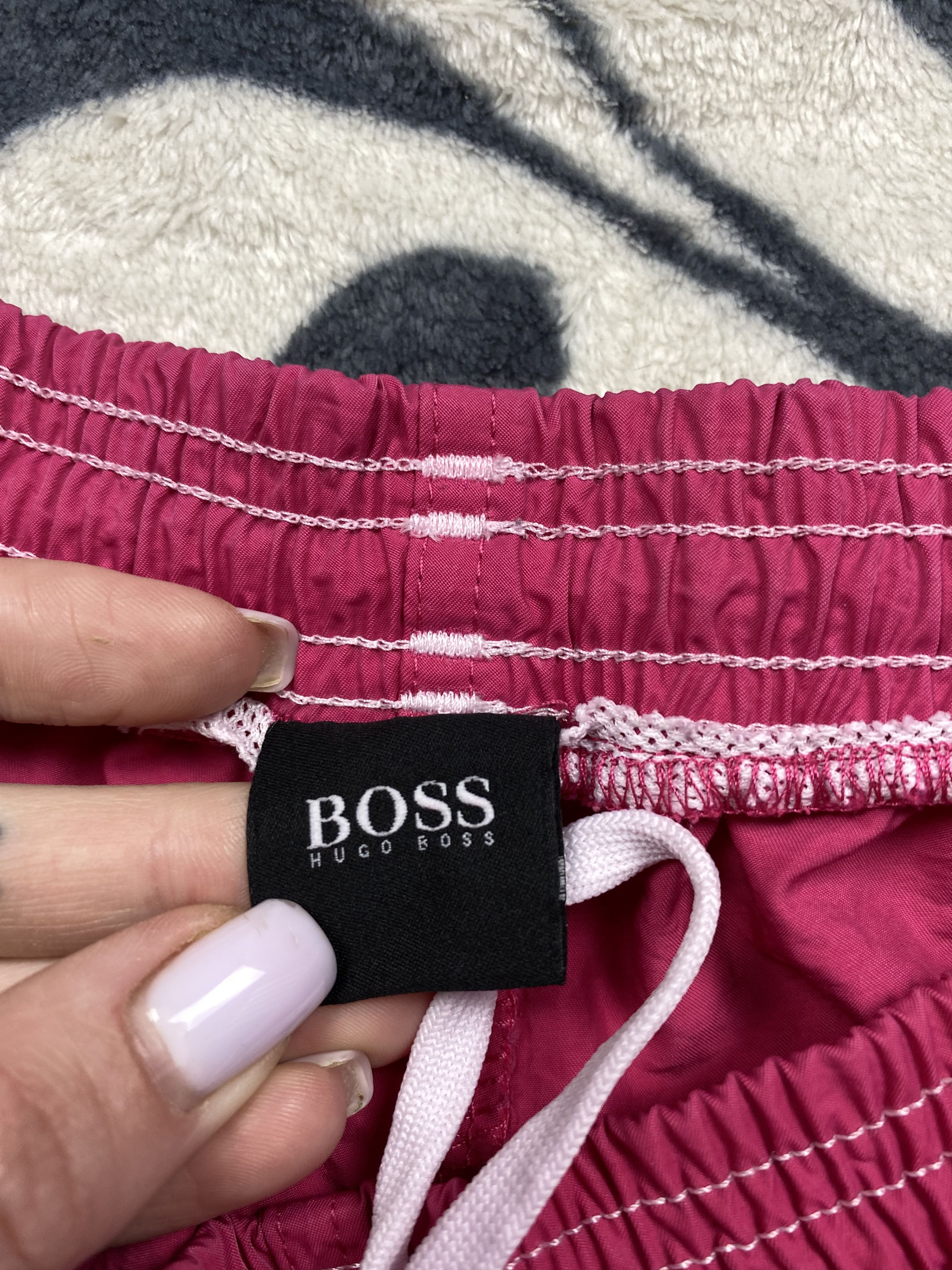Hugo Boss × Vintage Hugo Boss Mens Nylon Shorts Y2K Size US 36 / EU 52 - 5 Thumbnail